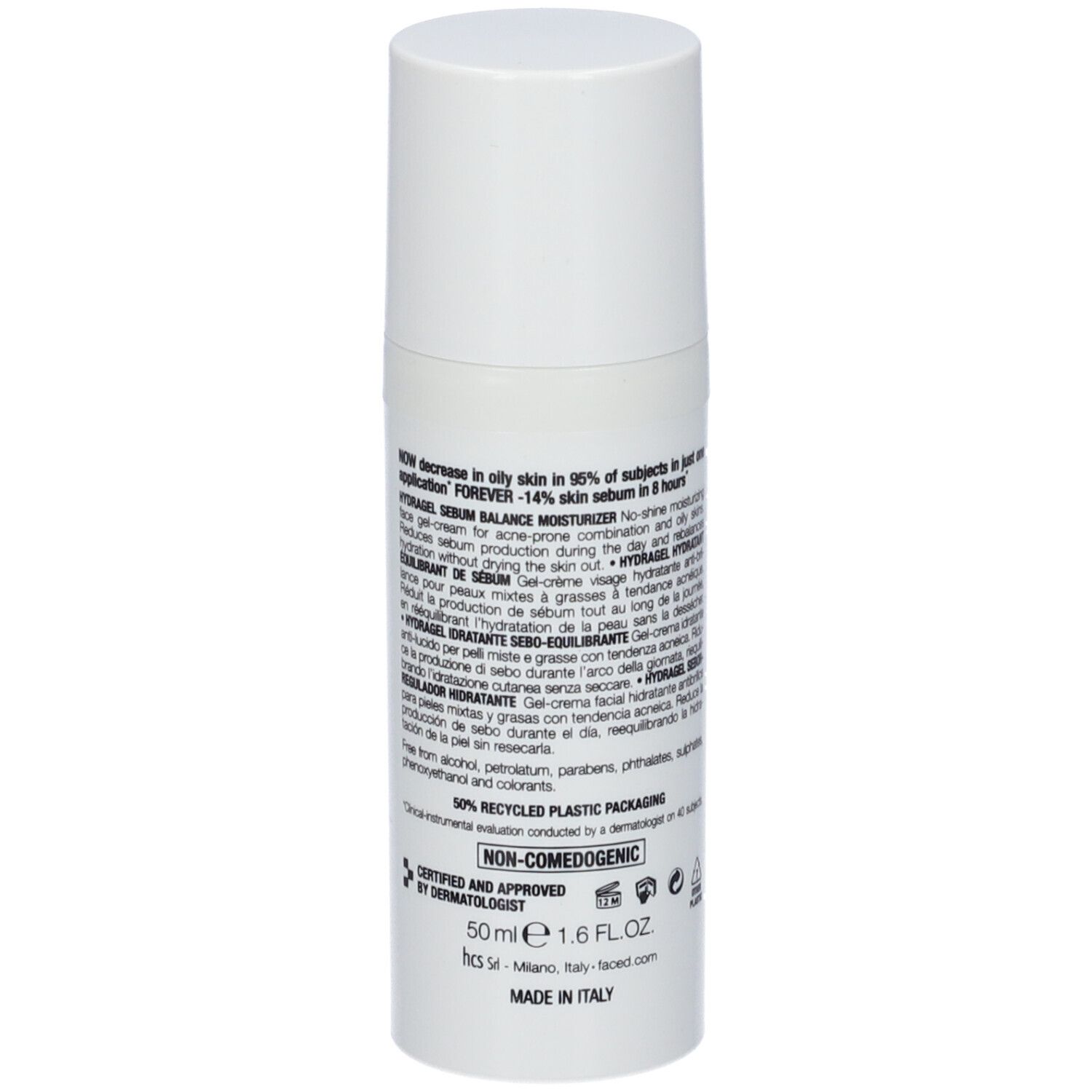 FaceD Hydragel Idratante Seboequilibrante