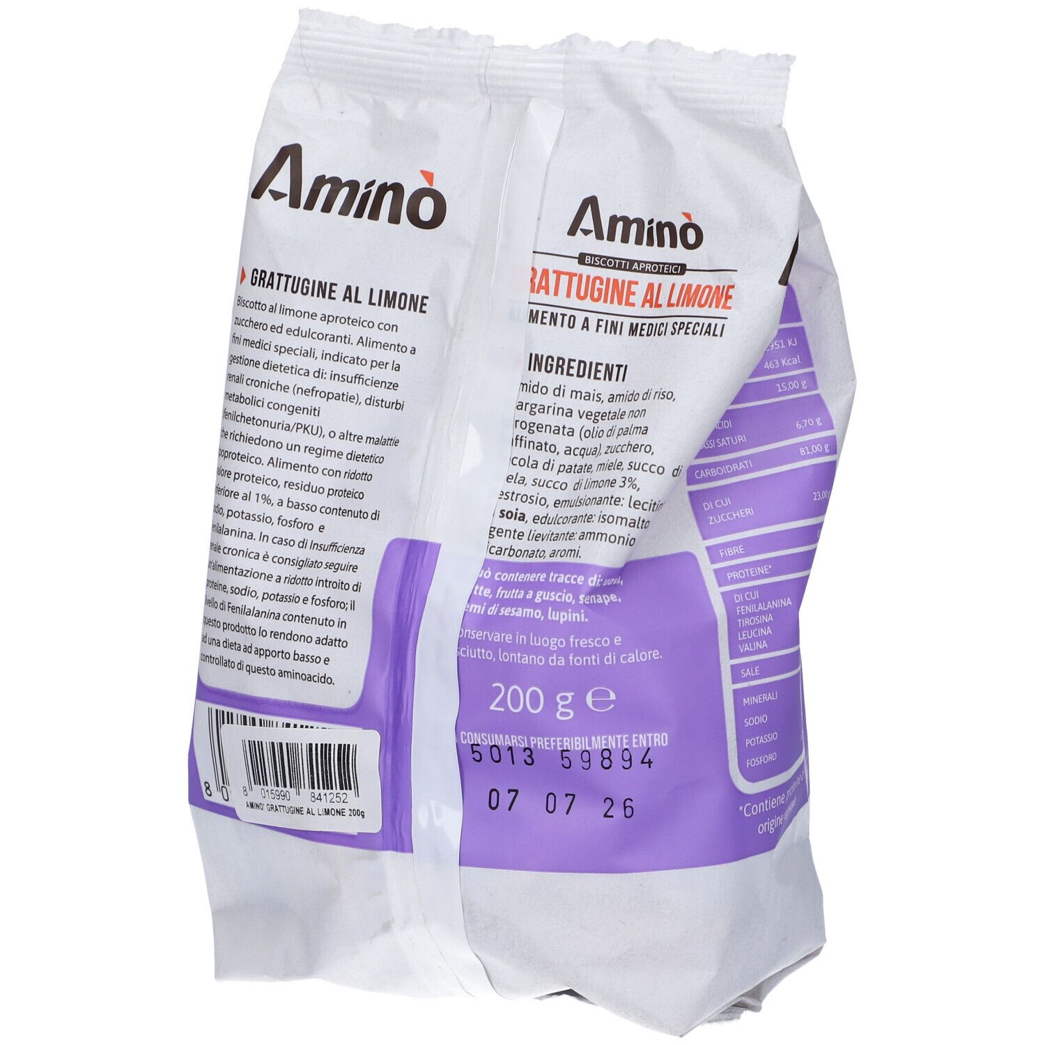 Amino' Grattugine Limone 200 G