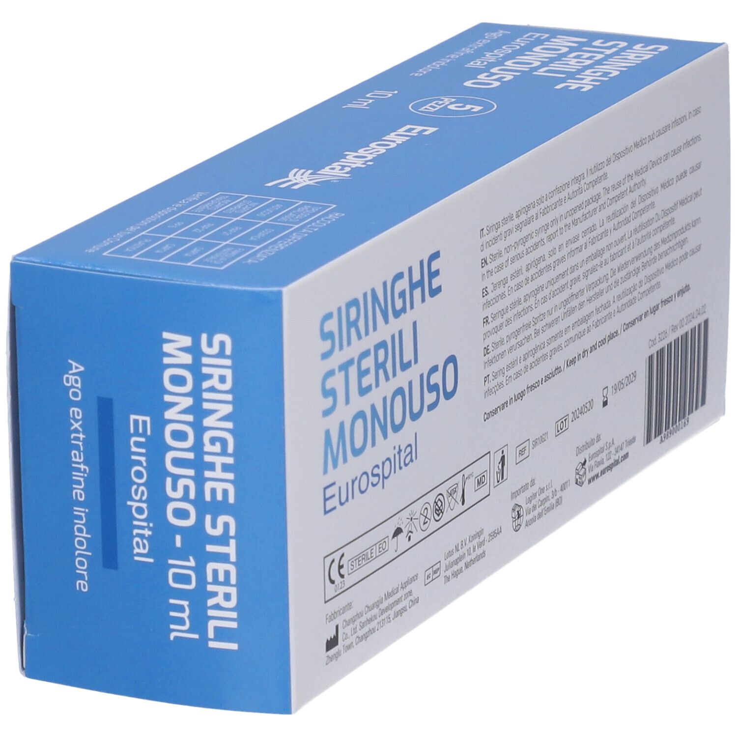 Eurospital Siringhe Sterili Monouso