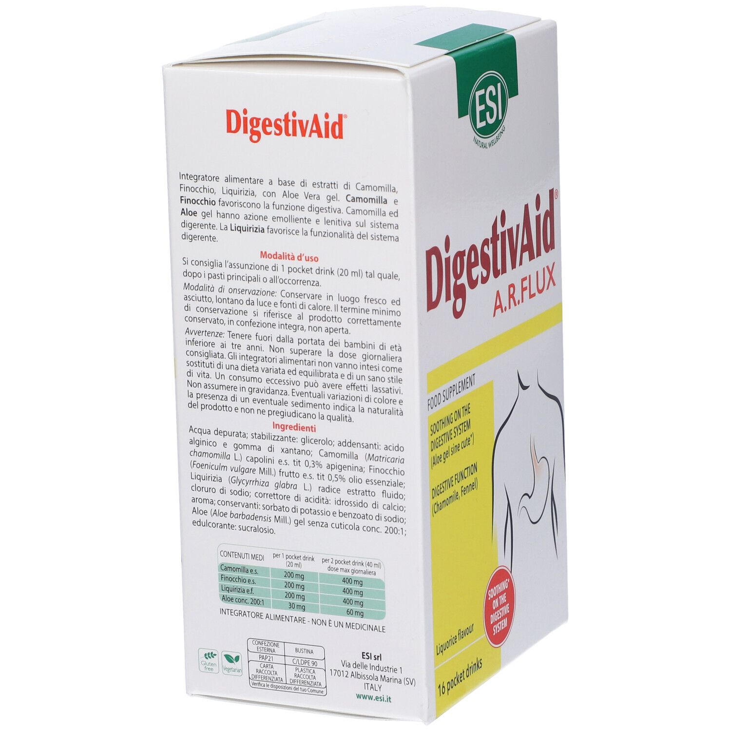 ESI DigestivAid A.R. Flux Soluzione Orale Bustine