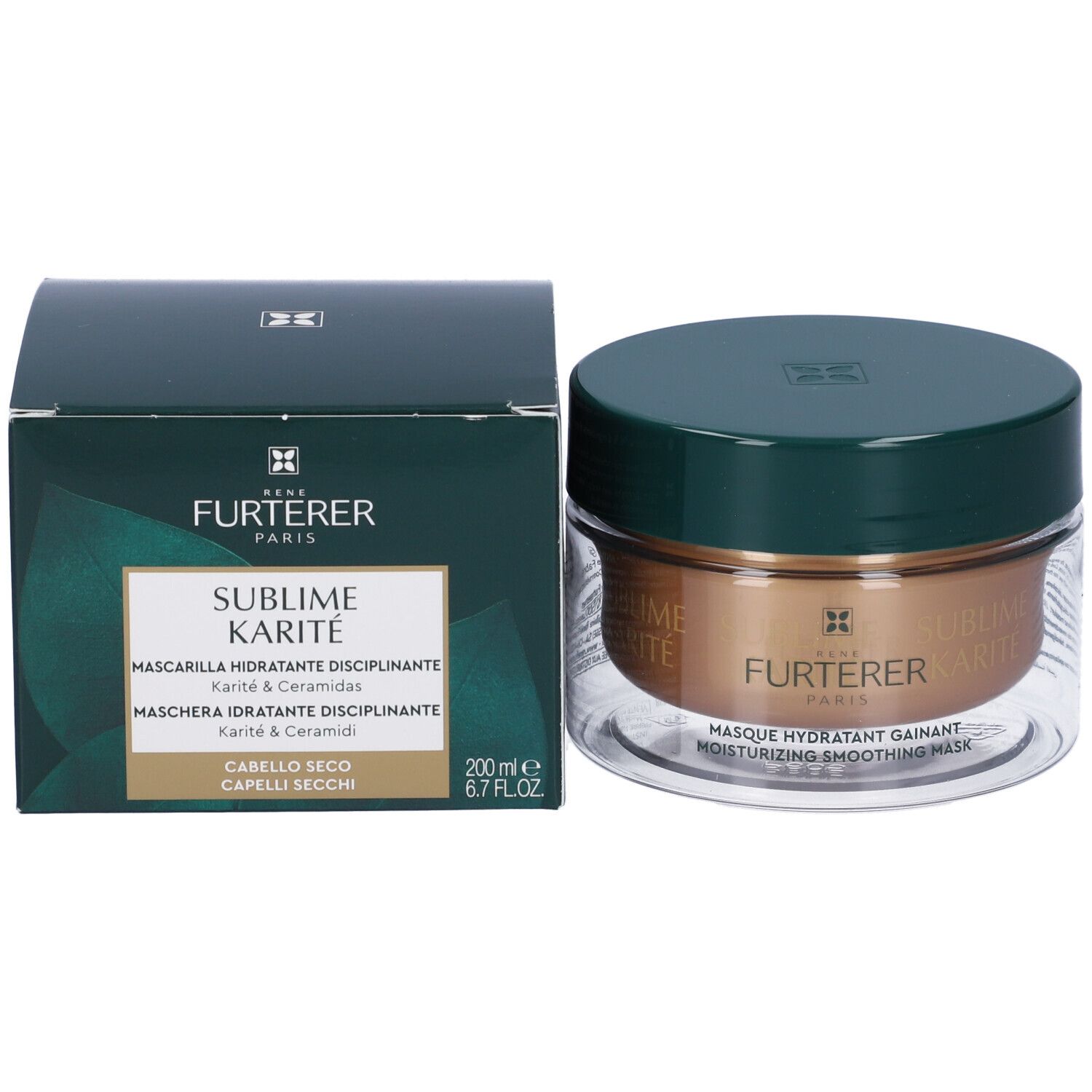 René Furterer Sublime Karité Maschera idratante disciplinante 200ml  - Capelli secchi