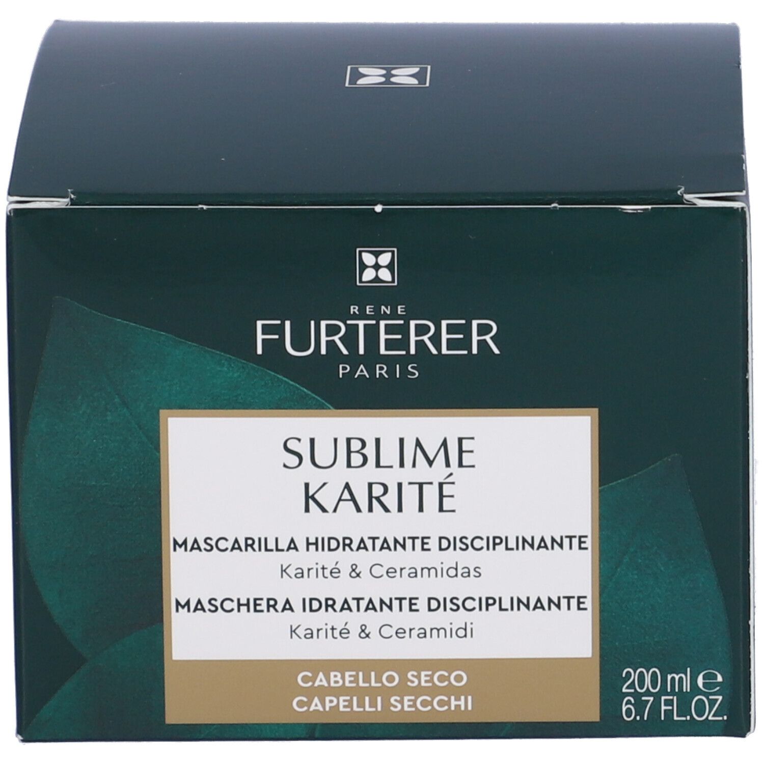 René Furterer Sublime Karité Maschera idratante disciplinante 200ml  - Capelli secchi