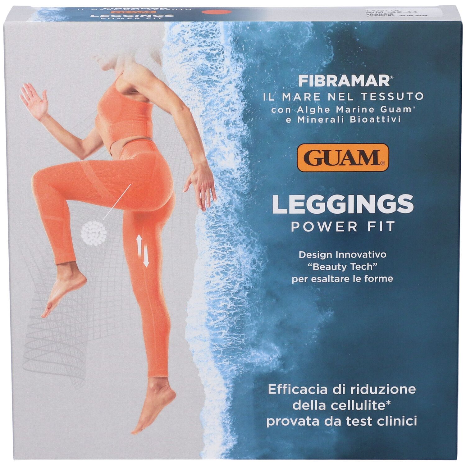 Guam Leggings Power Fit Arancione S/M