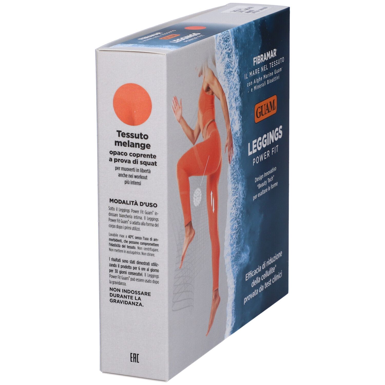 Guam Leggings Power Fit Arancione L/Xl - risparmia il 10% con il codice: Guam10