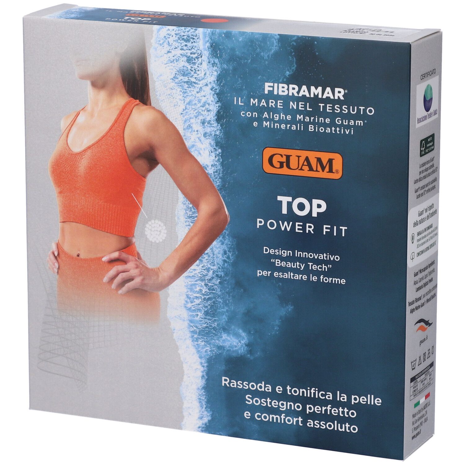 Guam Top Power Fit Arancione S/M