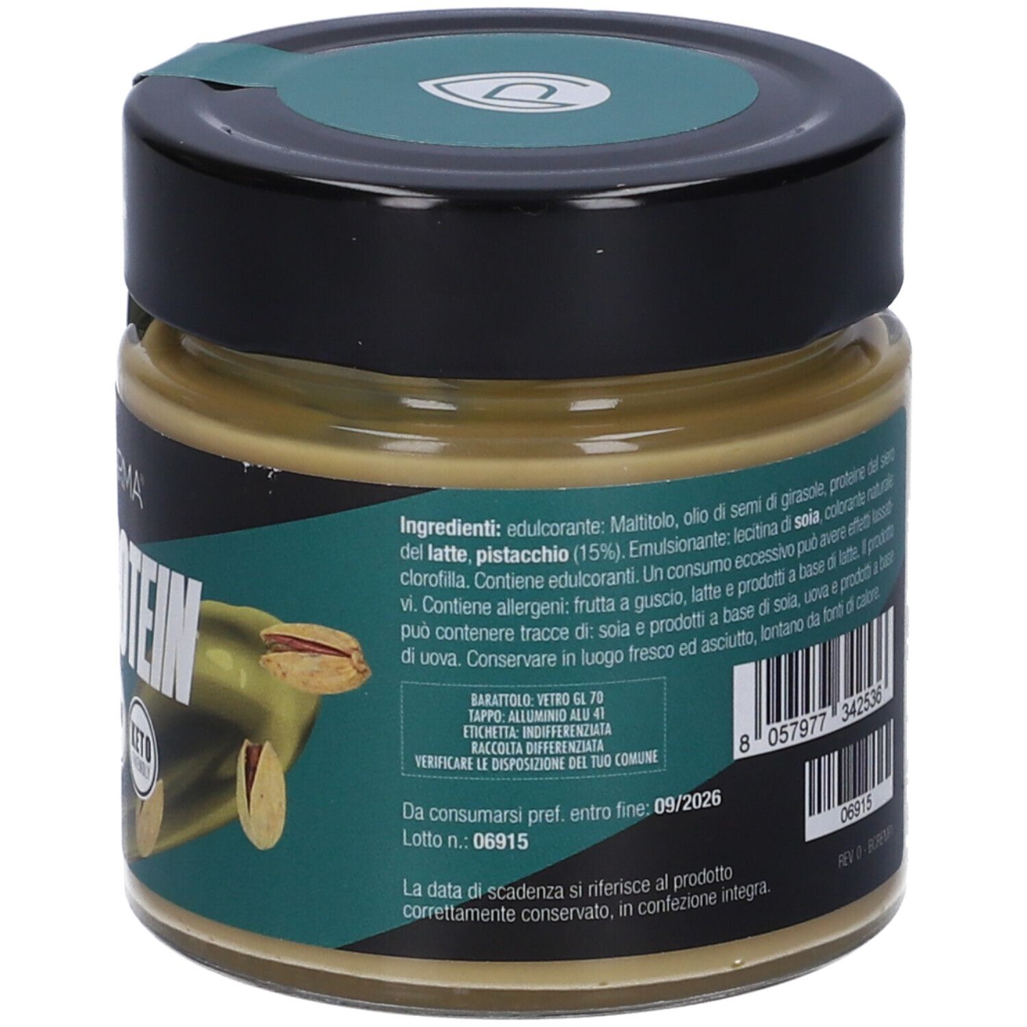 High Protein Crema Pistacchio