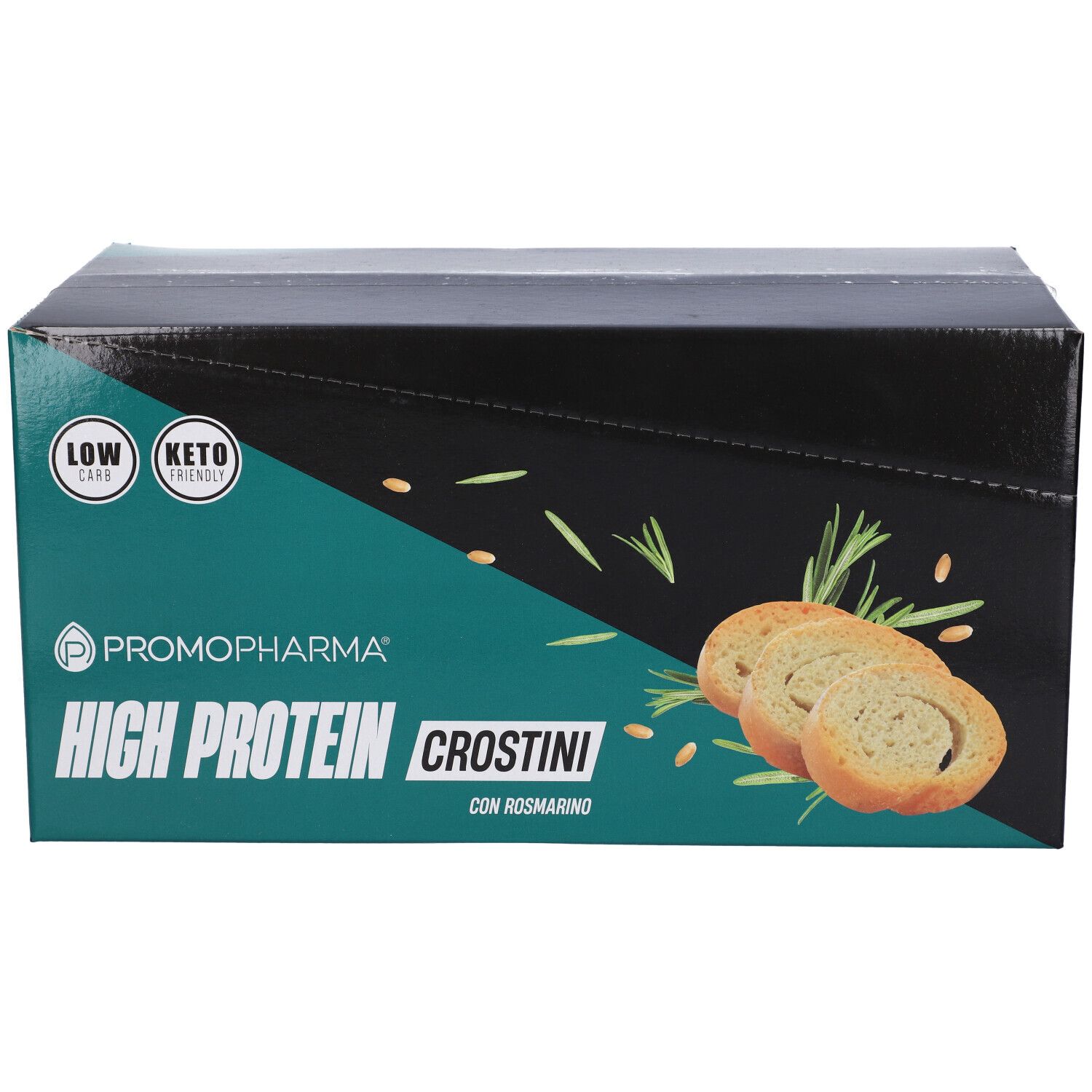High Protein Crostini Rosmarino Box 12 Pezzi