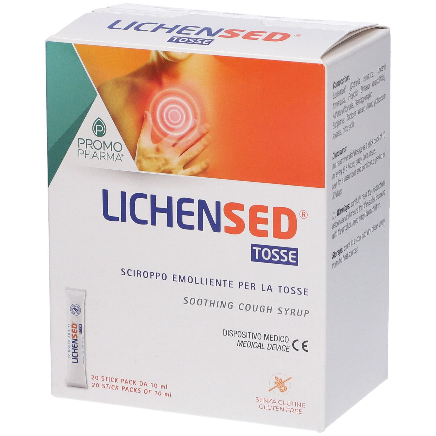 PromoPharma Lichensed® Sciroppo Adulti Stick Orali