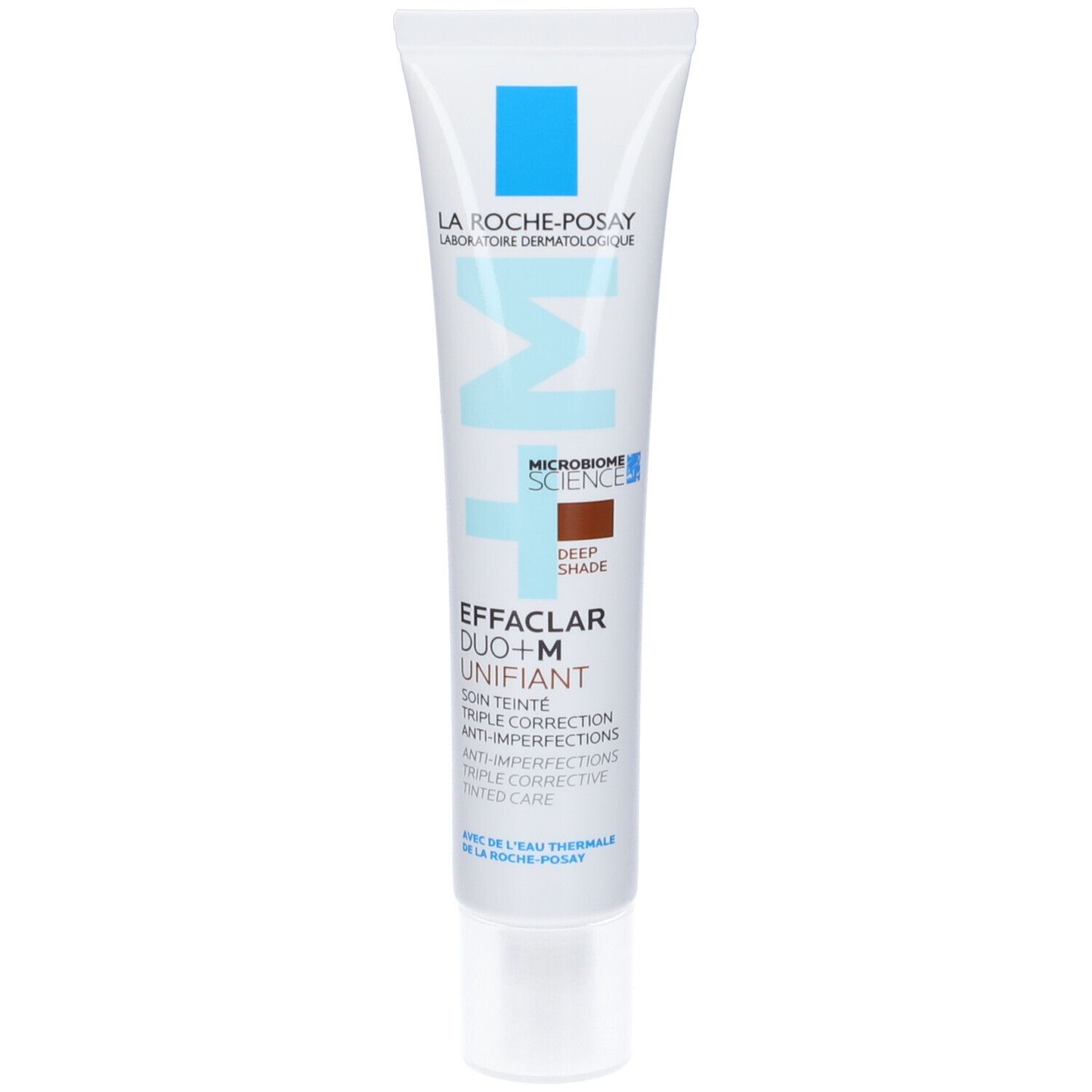 La Roche-Posay Effaclar Duo+M Unifiant Deep trattamento correttivo uniformante e purificante con nuovo attivo phylobioma e niacinamide per pelle mista, grassa o a tendenza acneica 40ml