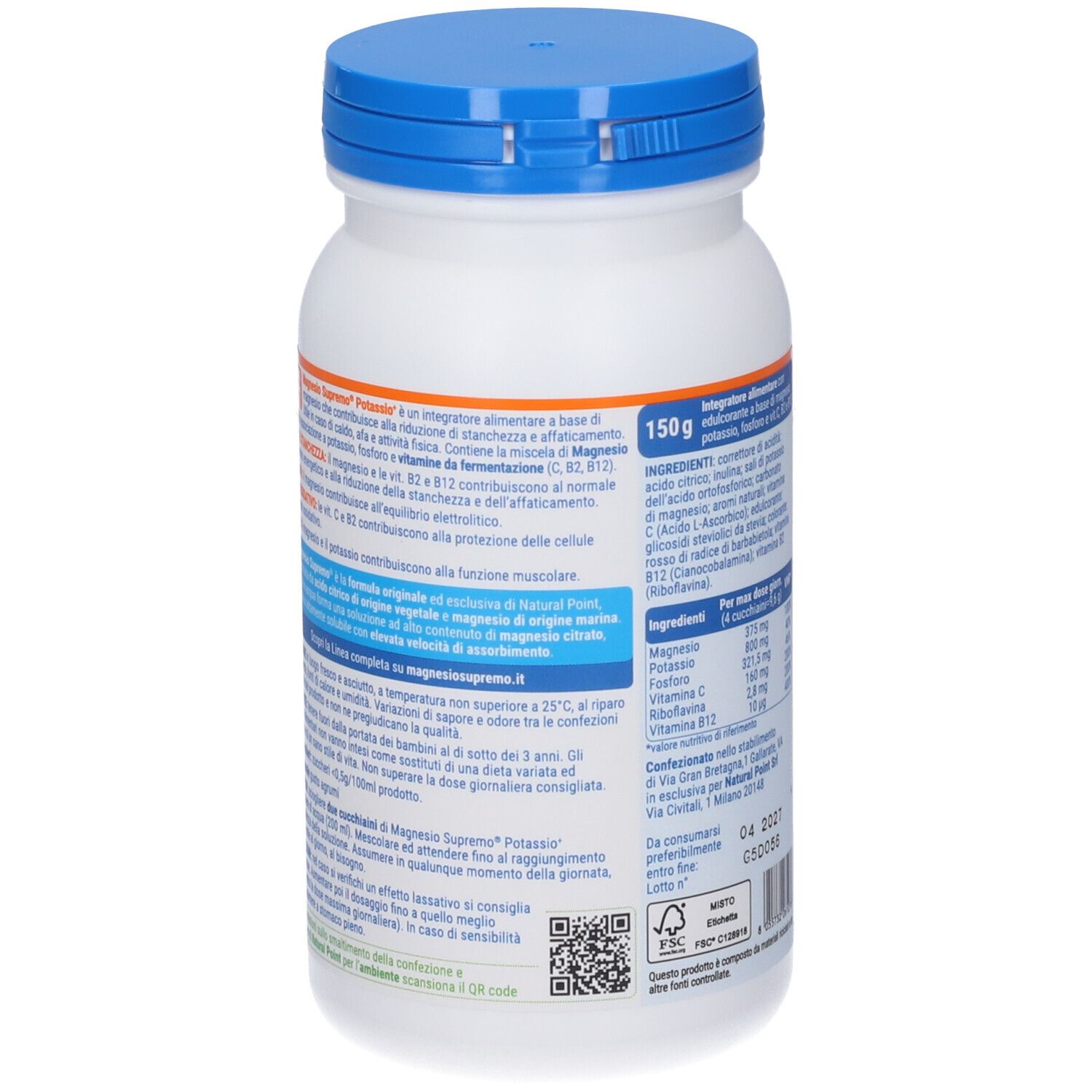 Magnesio Supremo Potassio+ Polvere