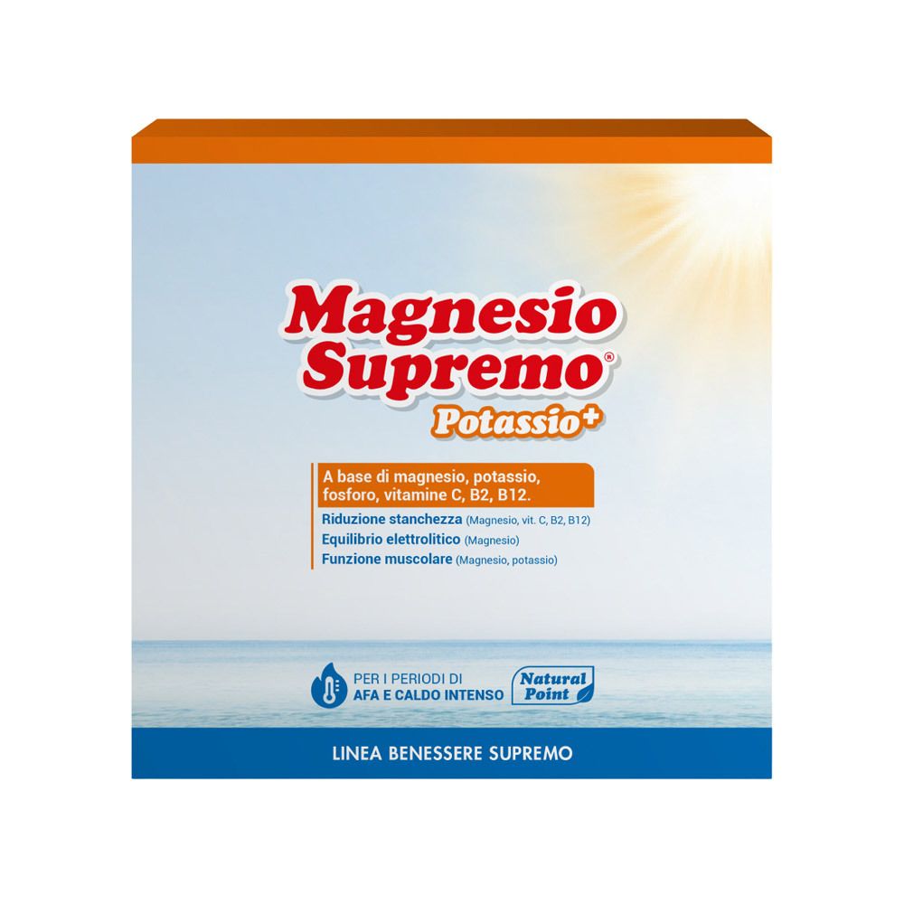 Magnesio Supremo Potassio+ Bustine - Risparmia il 20% con il codice: potassio0626
