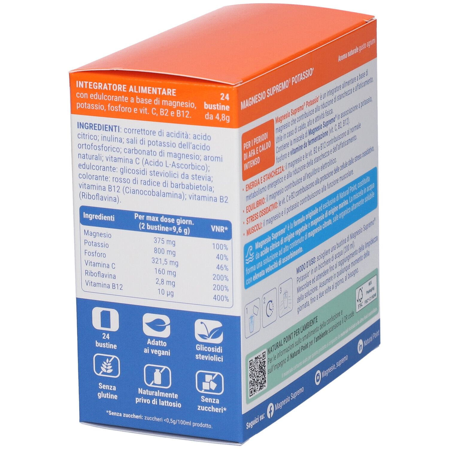 Magnesio Supremo Potassio+ Bustine