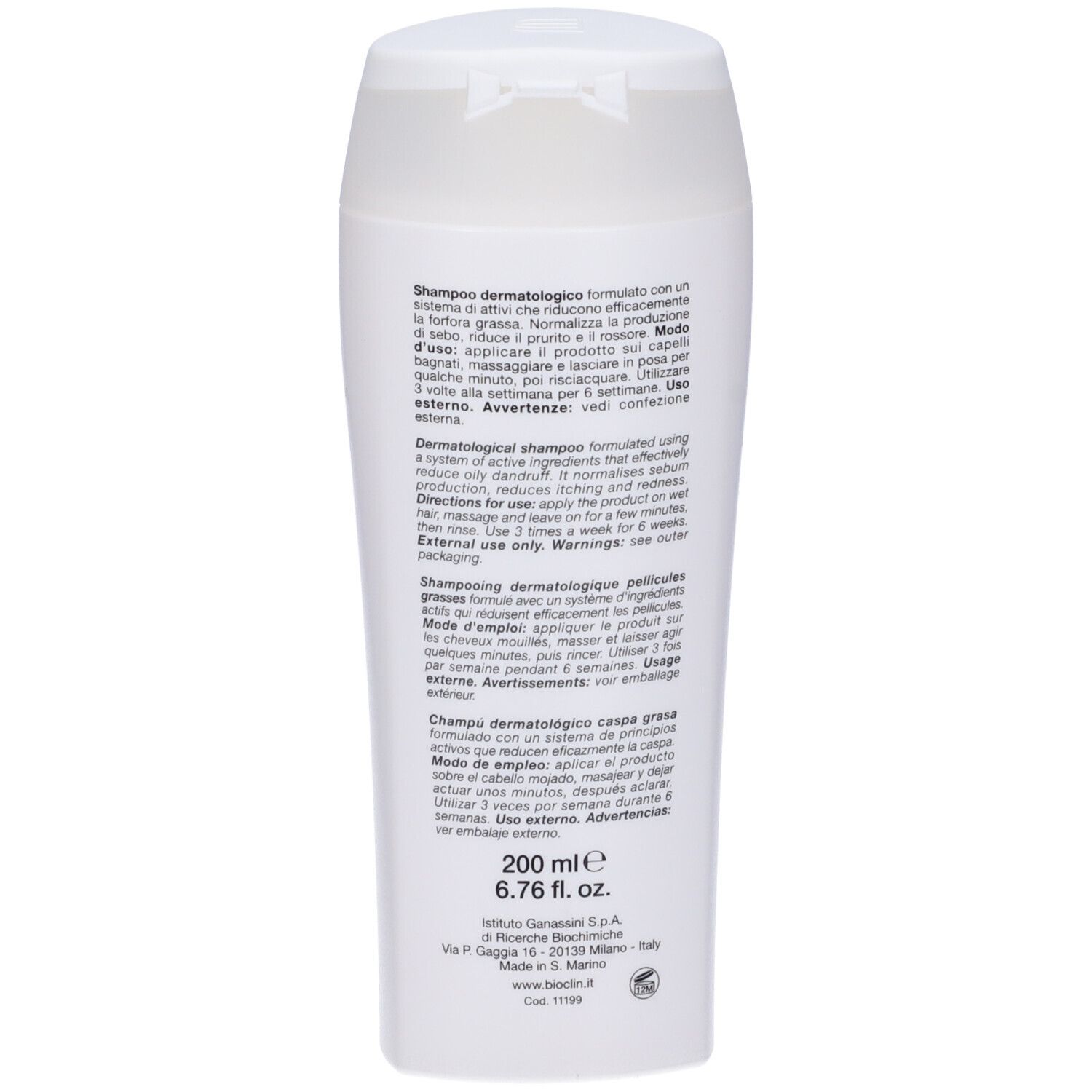Ganassini Bioclin Pro Shampoo Forfora Grassa