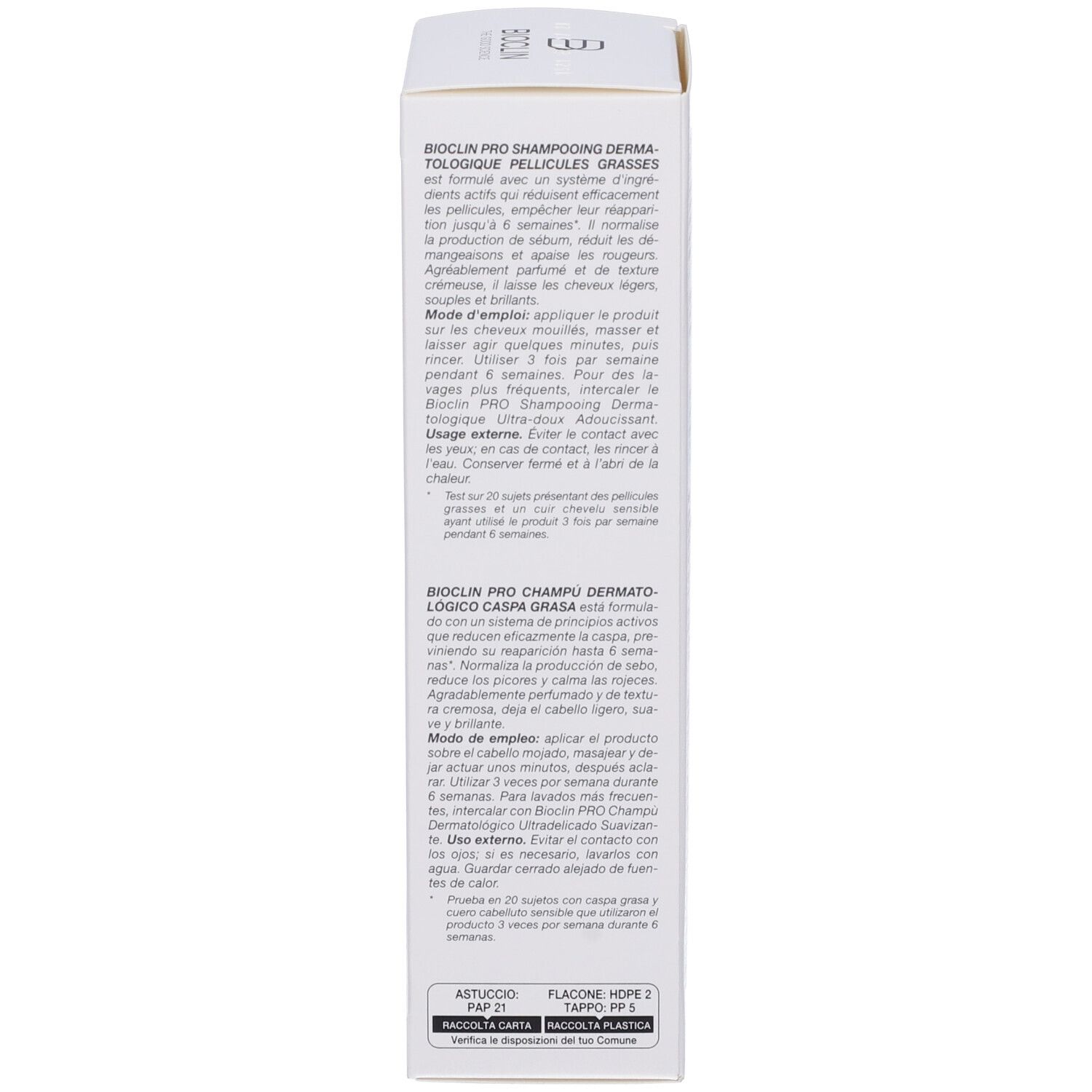 Ganassini Bioclin Pro Shampoo Forfora Grassa