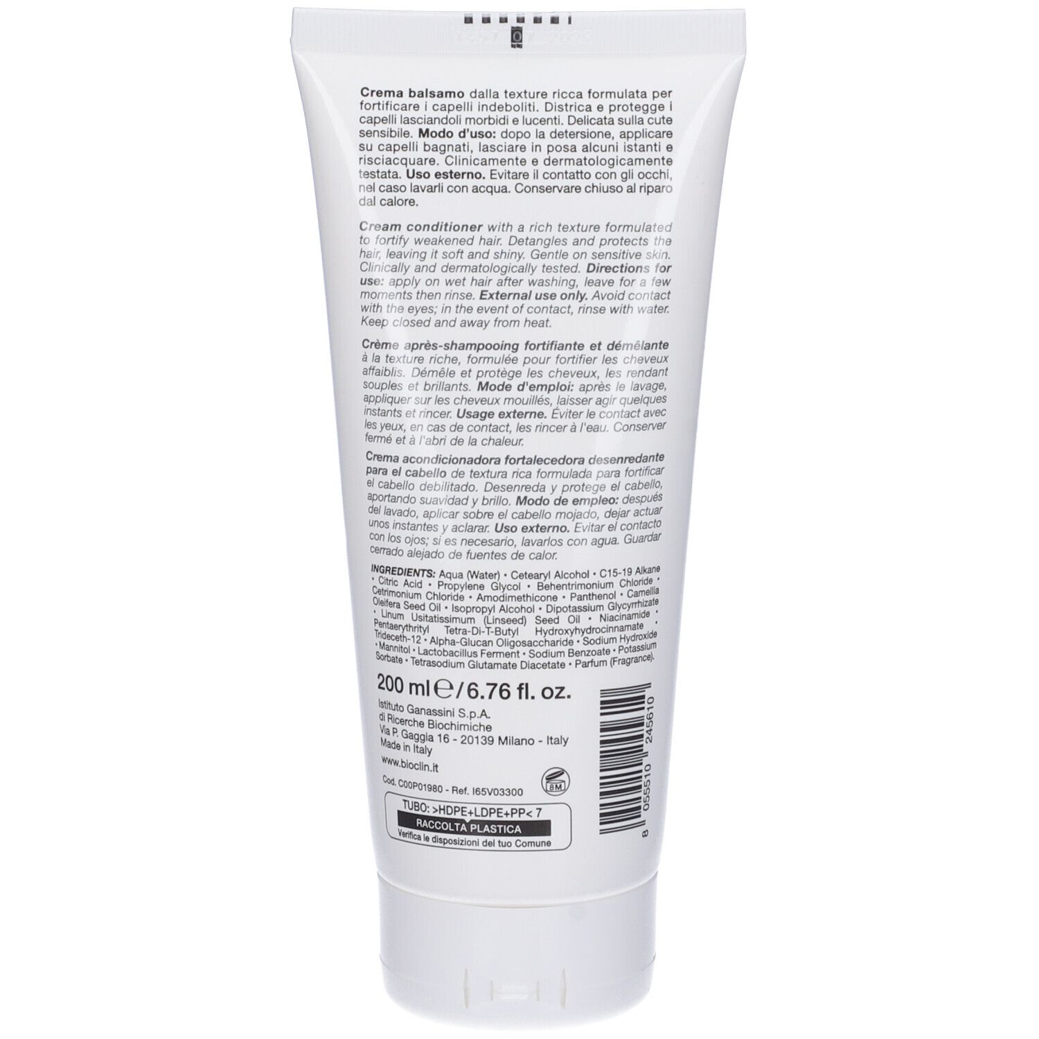 Ganassini Bioclin Pro Crema Balsamo Rinforzante