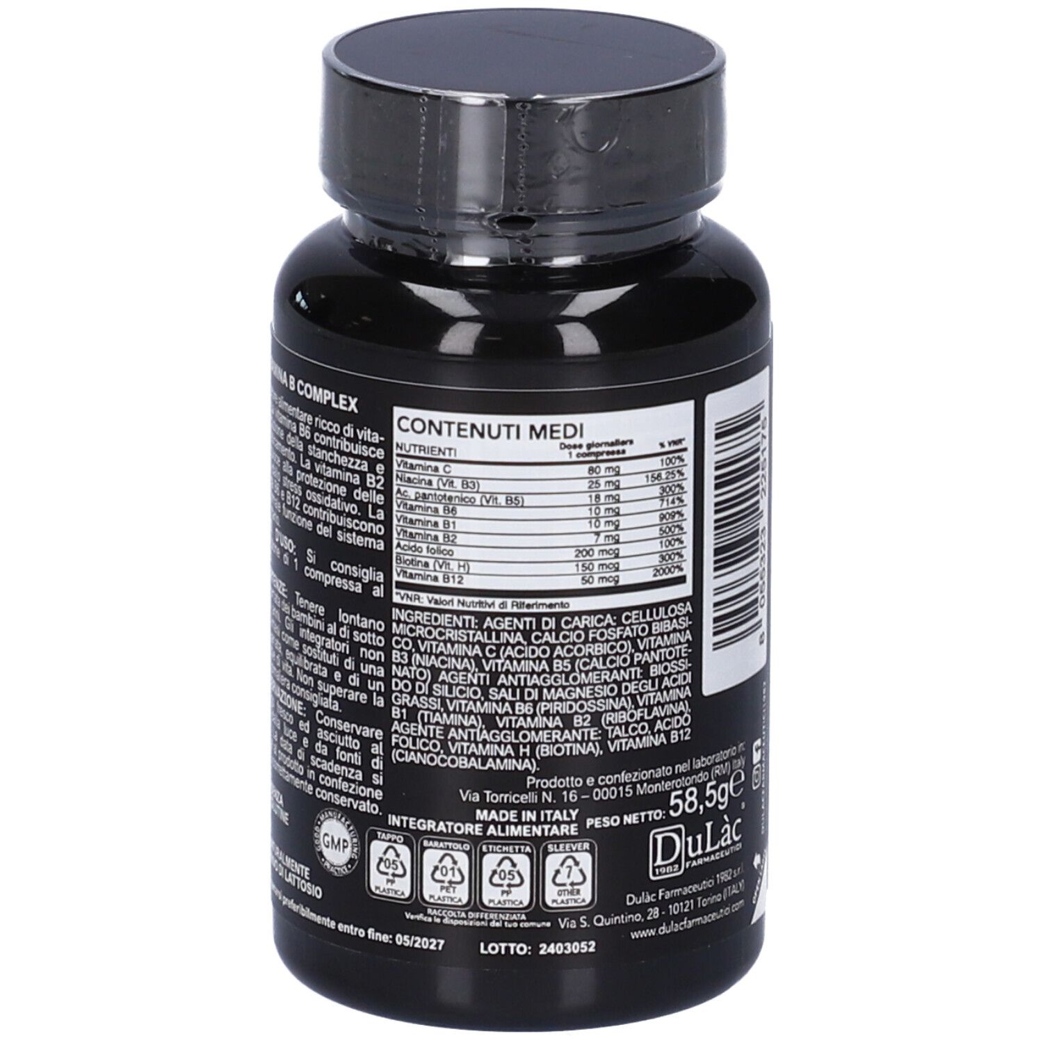 Dulàc Vitamina B Complex Compresse