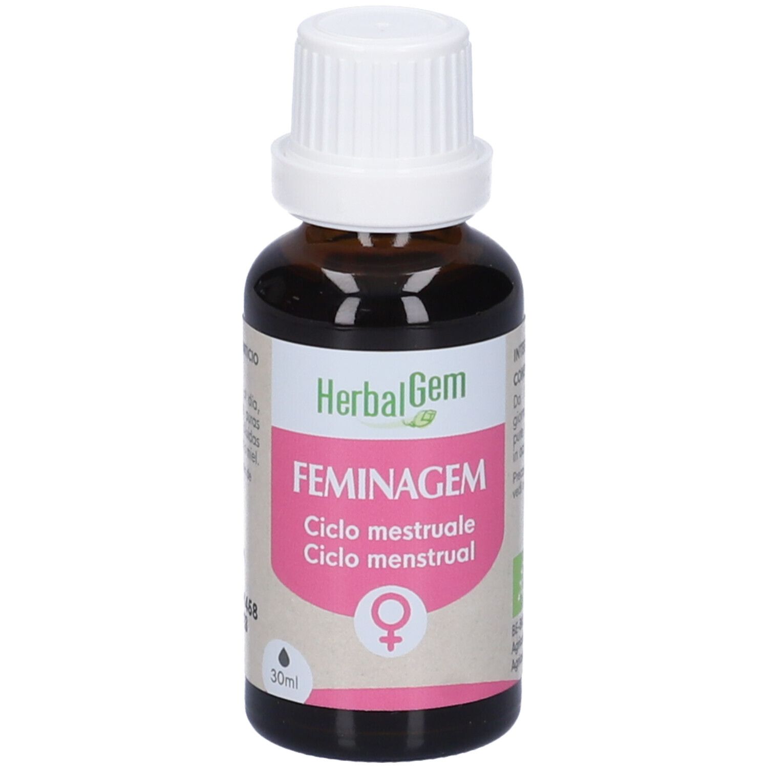 Herbalgem Feminagem Ciclo Mestruale Concentrato di Gemme Fresche Gocce