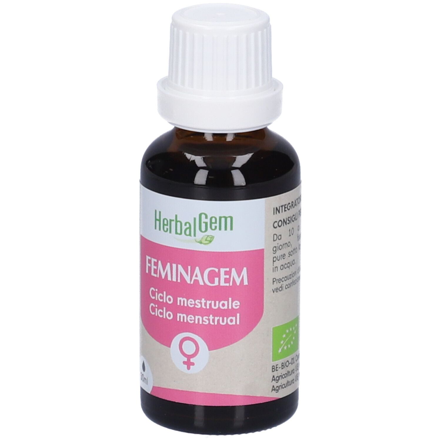 Herbalgem Feminagem Ciclo Mestruale Concentrato di Gemme Fresche Gocce