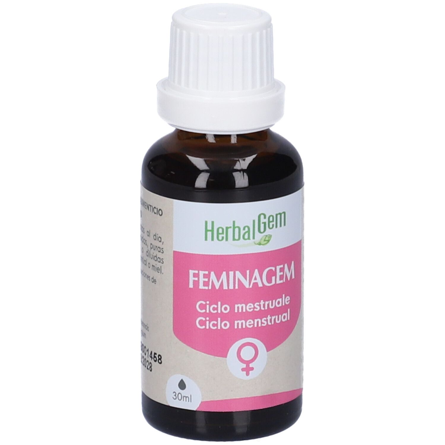 Herbalgem Feminagem Ciclo Mestruale Concentrato di Gemme Fresche Gocce