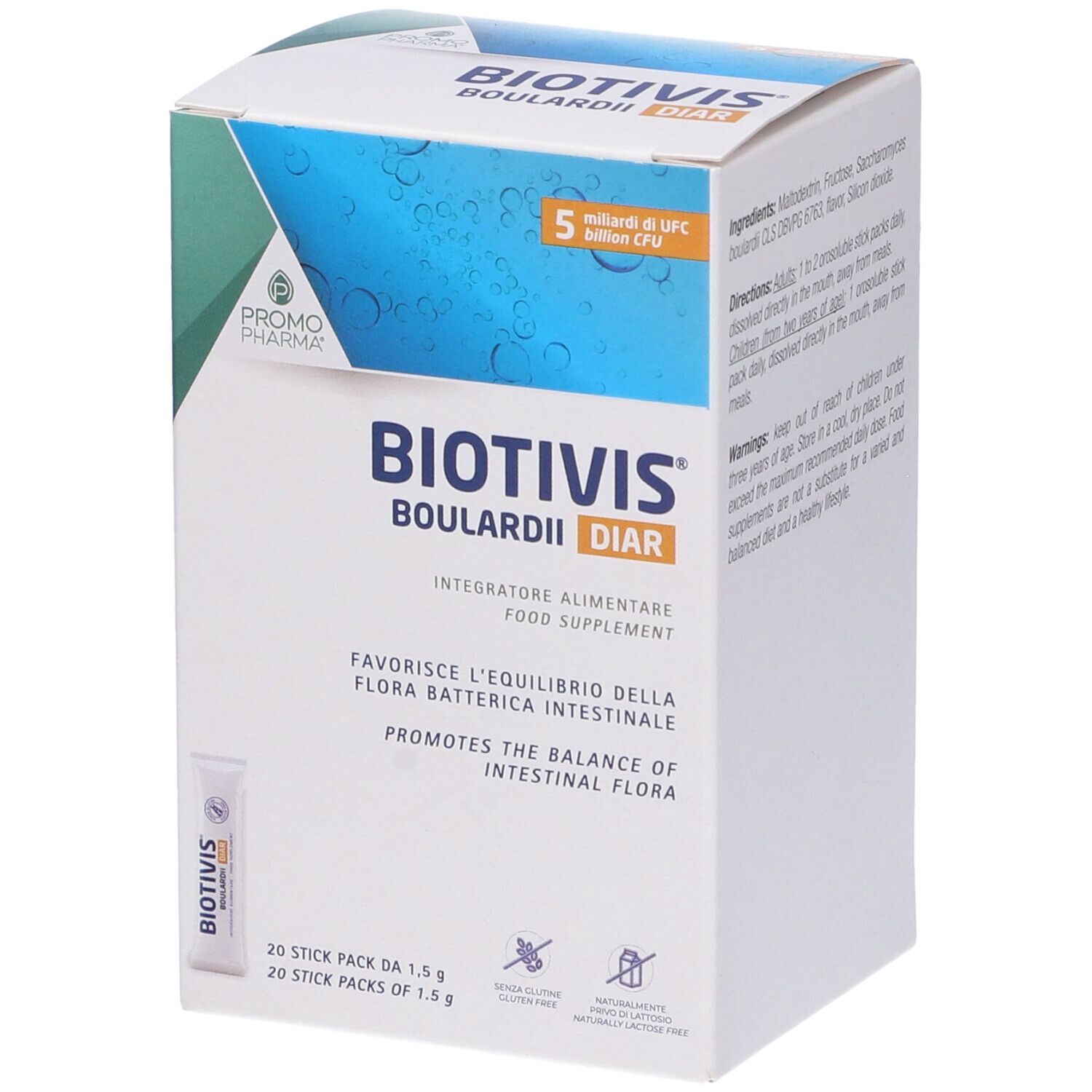 PromoPharma® Biotivis Boulardii Diar Stick Pack
