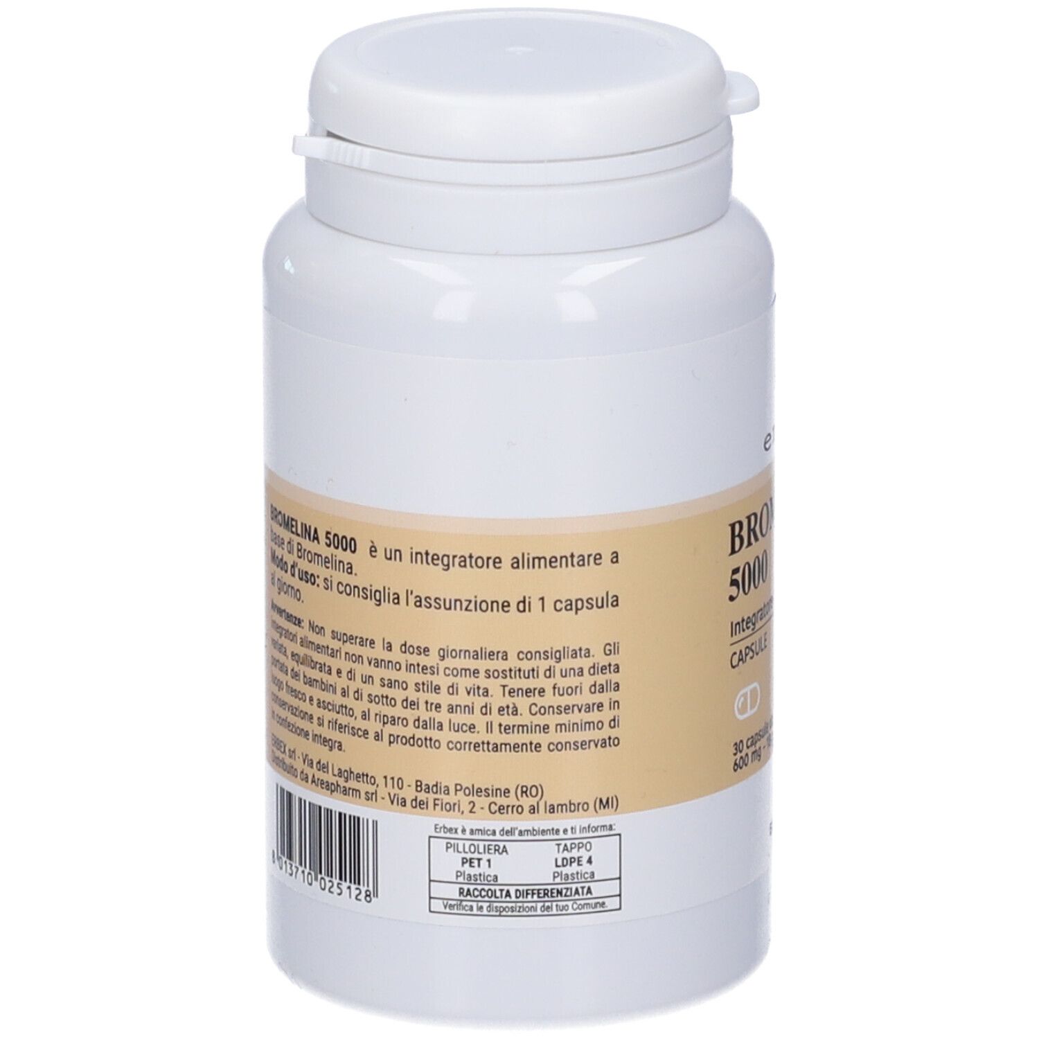 Erbex Bromelina 5000 Capsule