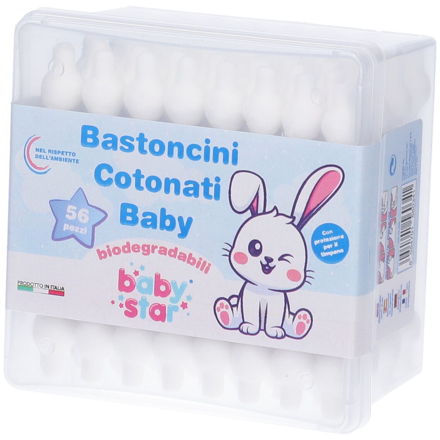 Babystar Bastoncini Cotonati 56 Pezzi