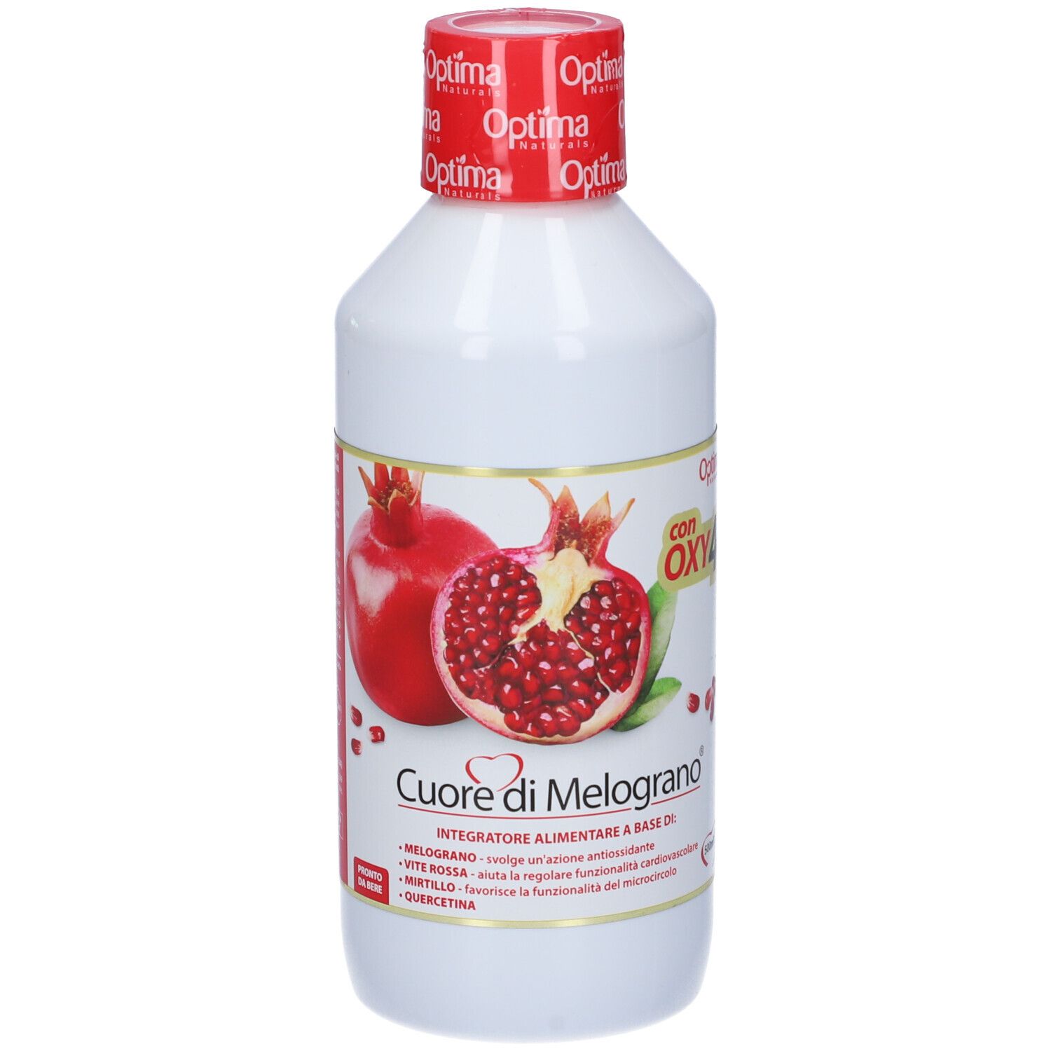 Optima Naturals Cuore di Melograno con OXY4 Soluzione Orale 500ml