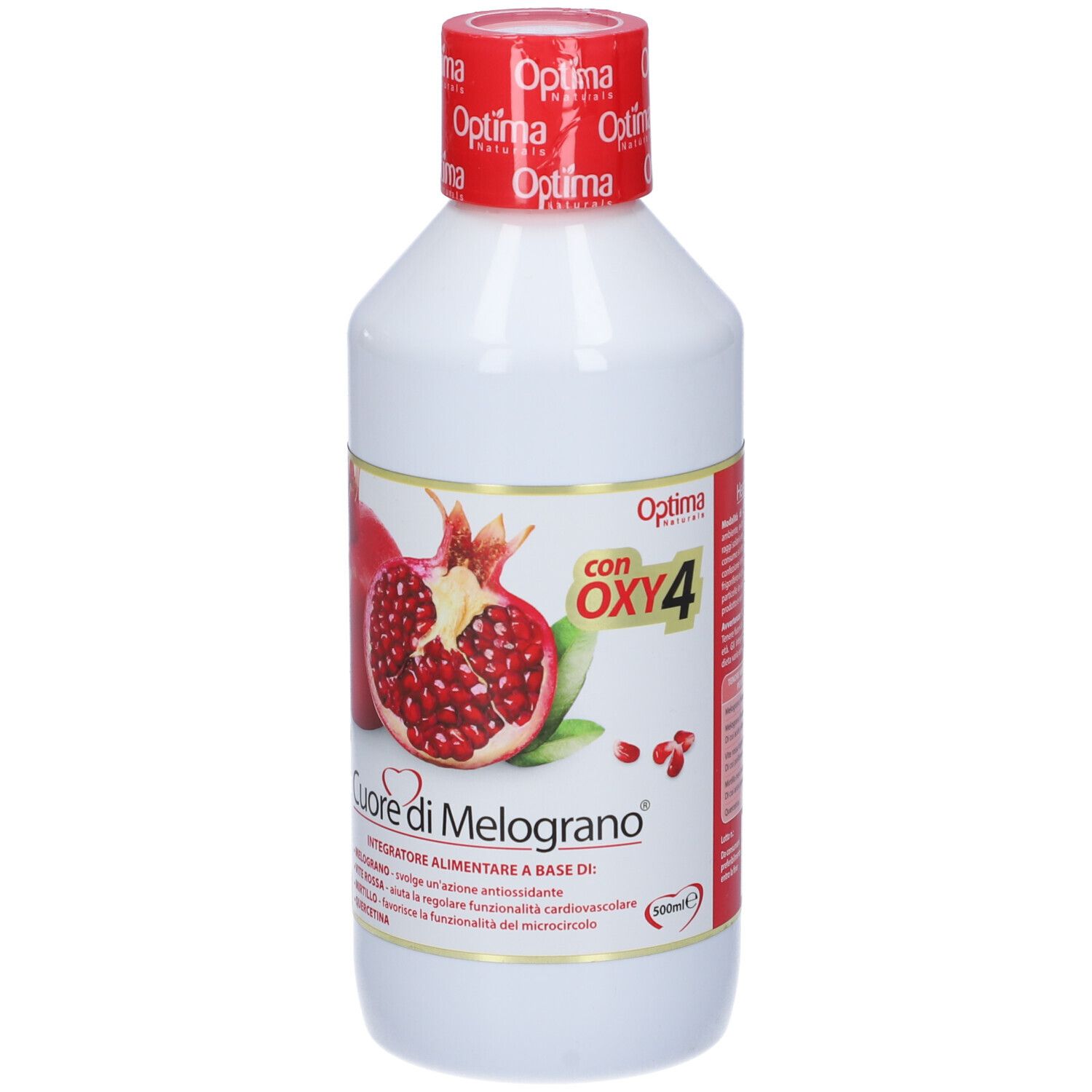 Optima Naturals Cuore di Melograno con OXY4 Soluzione Orale 500ml