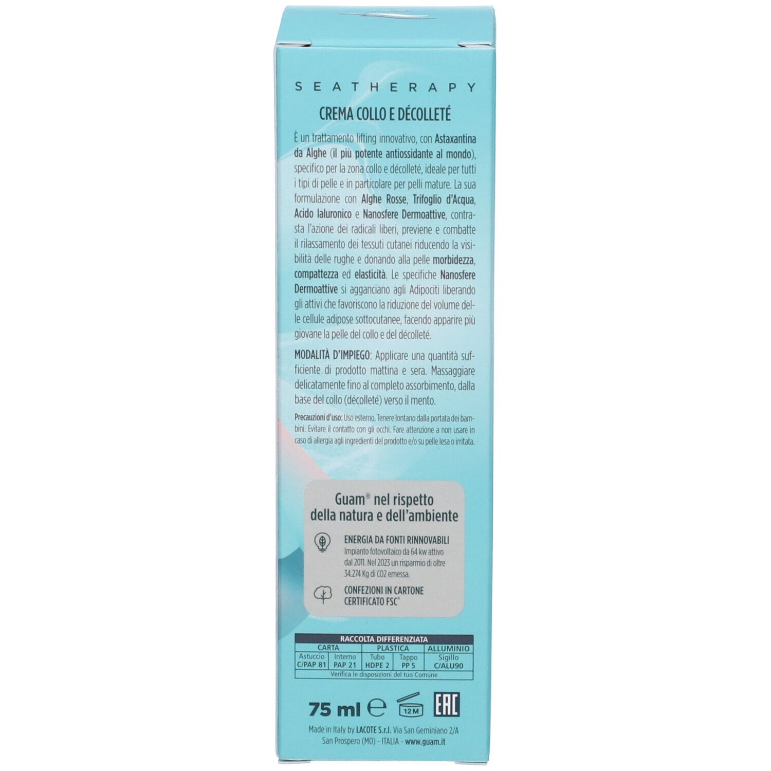 Guam Seatherapy Crema Collo Decollete' Astaxantina