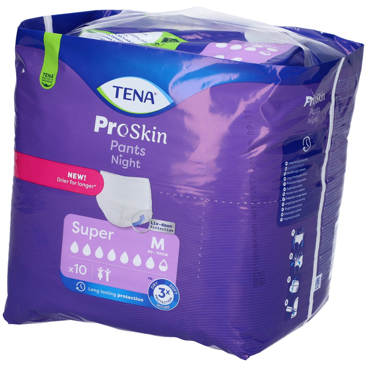 TENA ProSkin Pants Night Mutandine Assorbenti Incontinenza Misura M