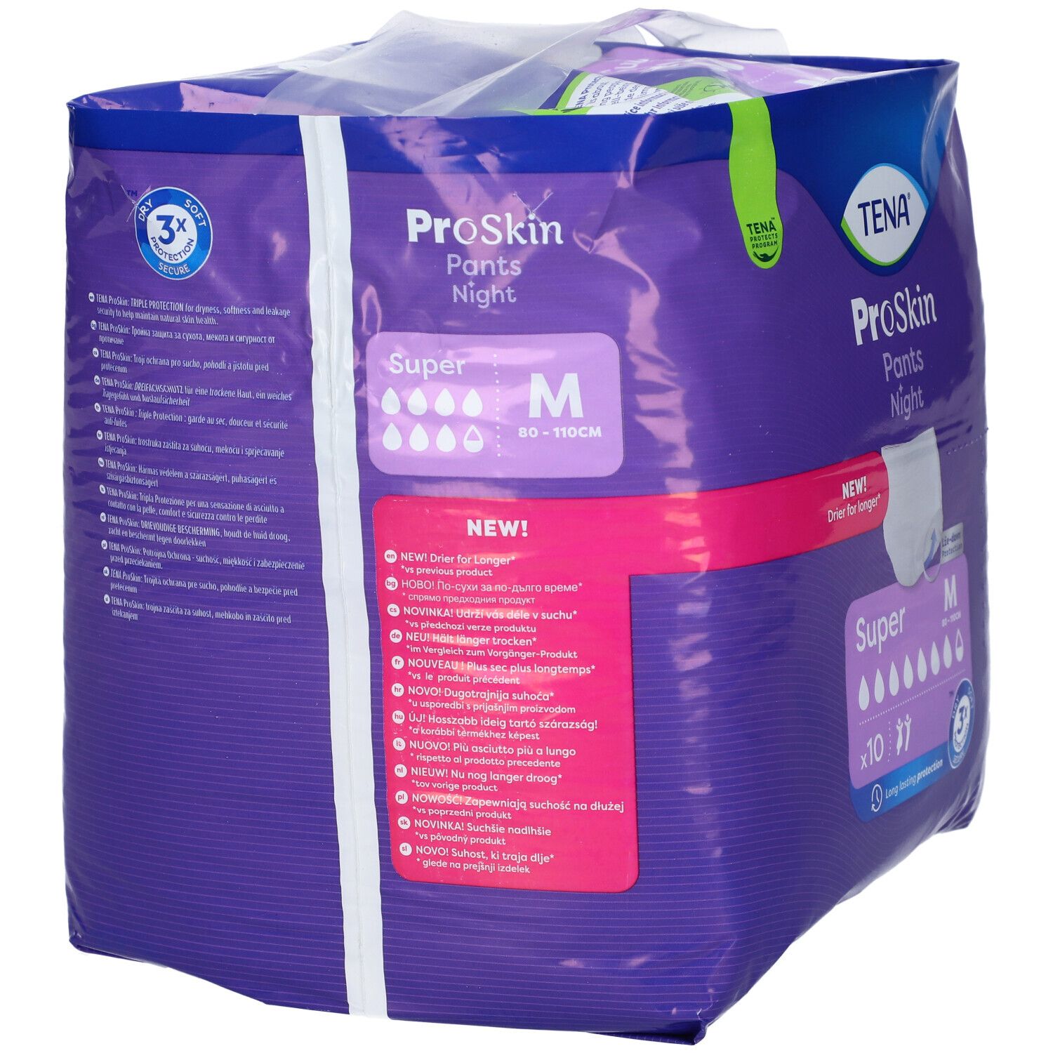 TENA ProSkin Pants Night Mutandine Assorbenti Incontinenza Misura M