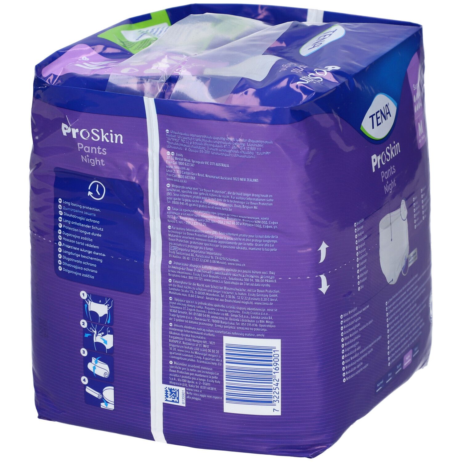 TENA ProSkin Pants Night Mutandine Assorbenti Incontinenza Misura M