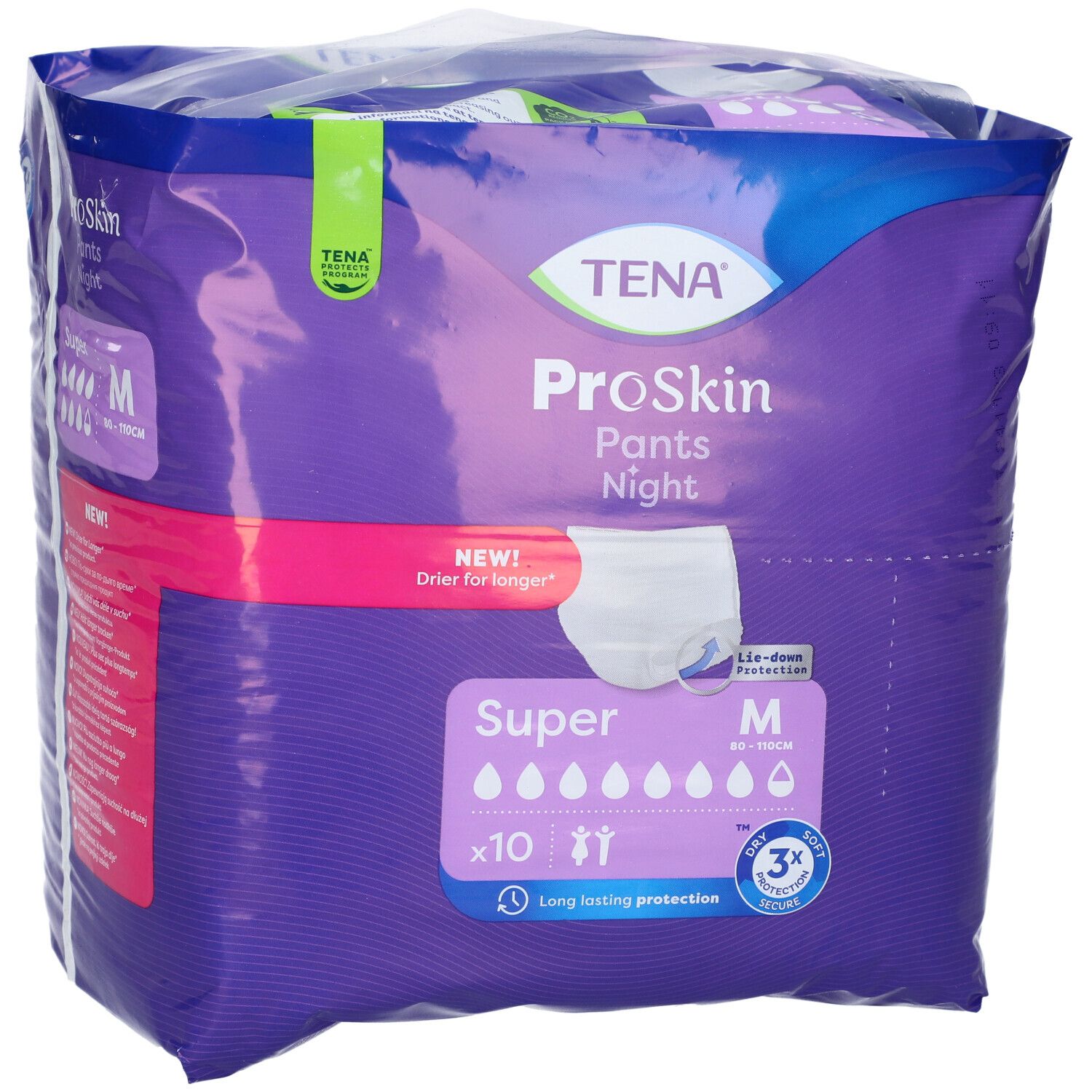 TENA ProSkin Pants Night Mutandine Assorbenti Incontinenza Misura M