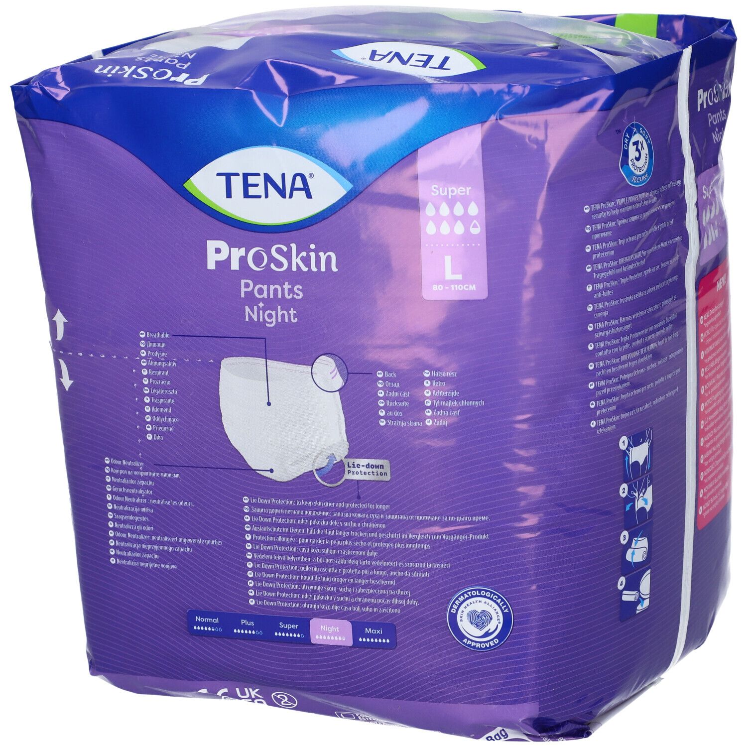 TENA ProSkin Pants Night Mutandine Assorbenti Incontinenza Misura L