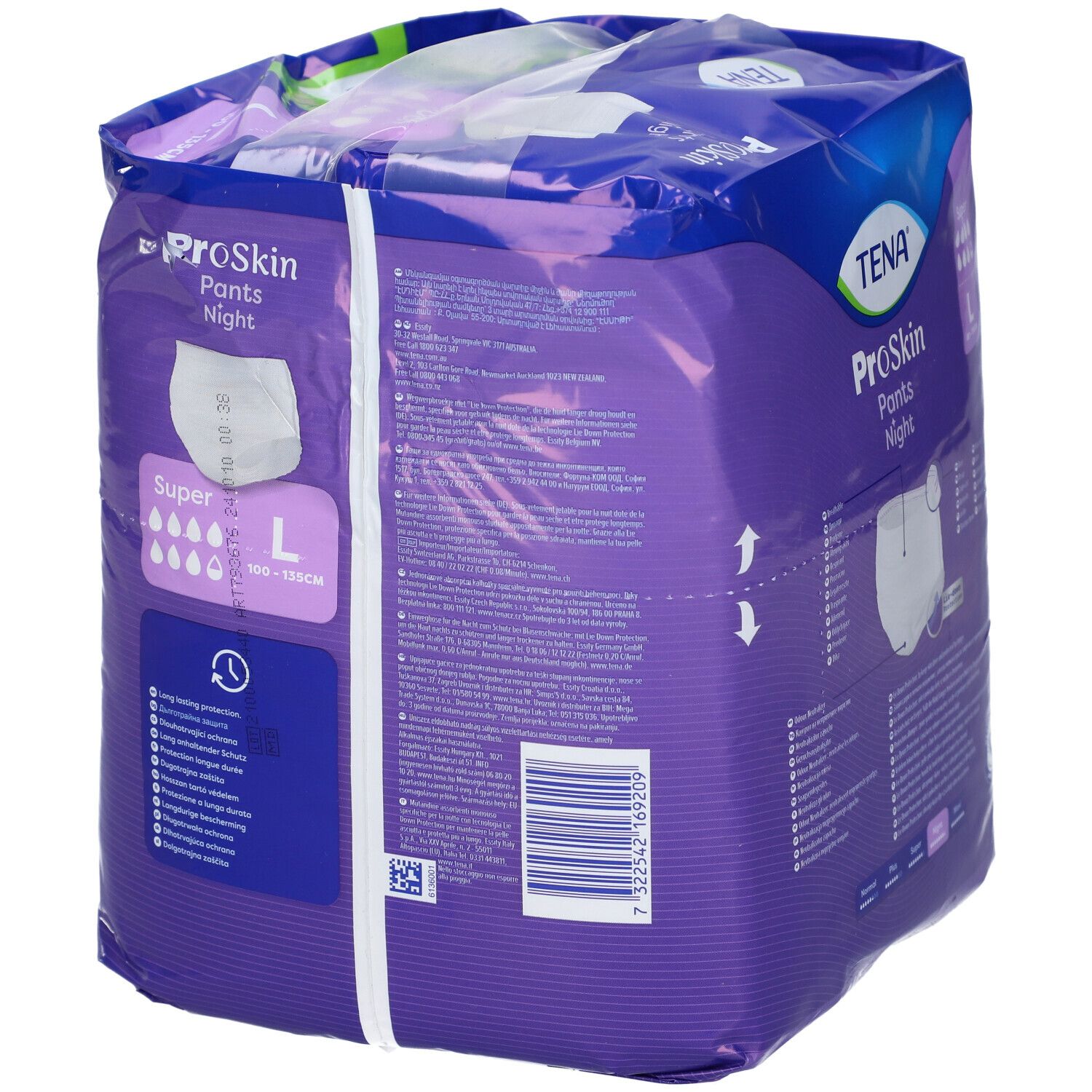 TENA ProSkin Pants Night Mutandine Assorbenti Incontinenza Misura L