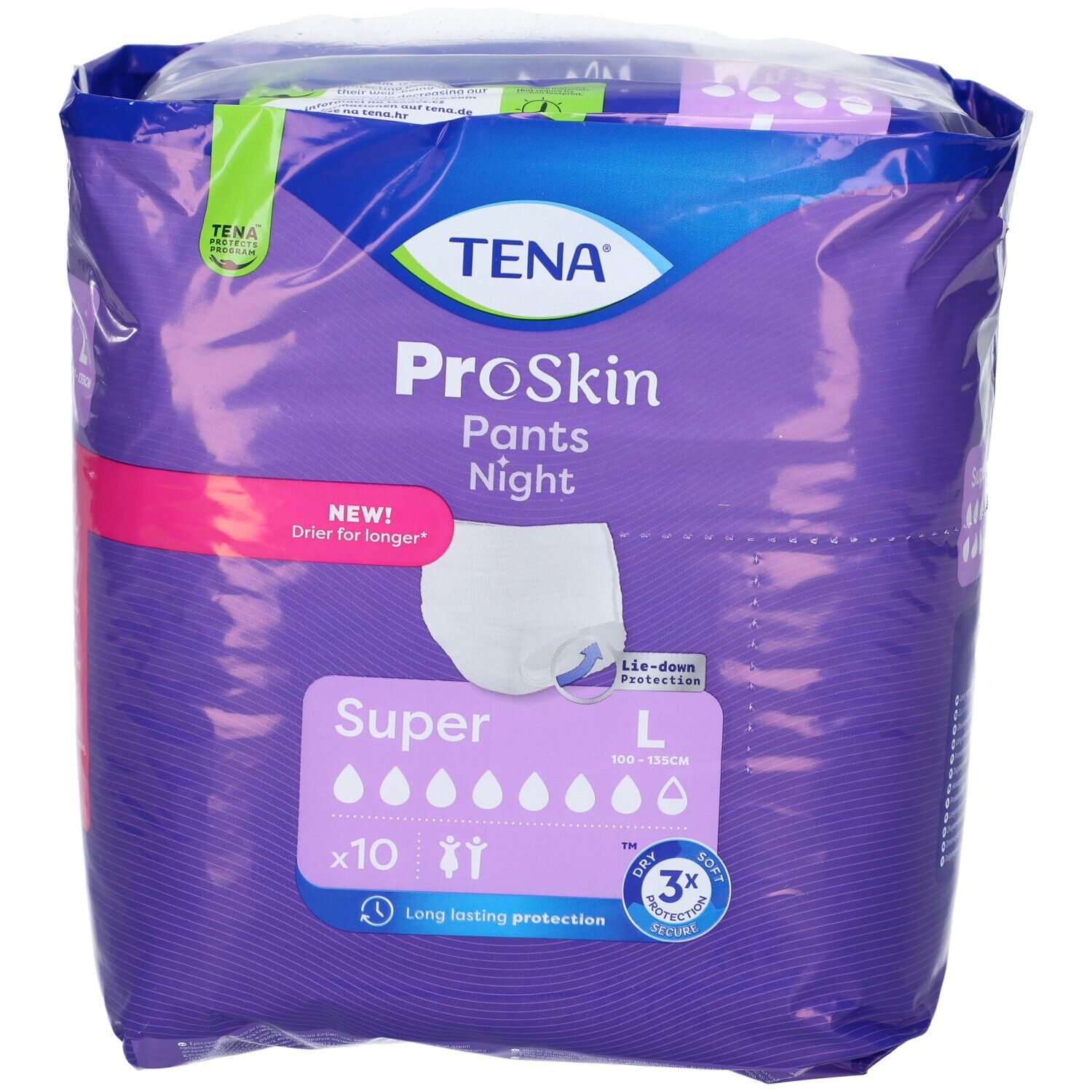 TENA ProSkin Pants Night Mutandine Assorbenti Incontinenza Misura L