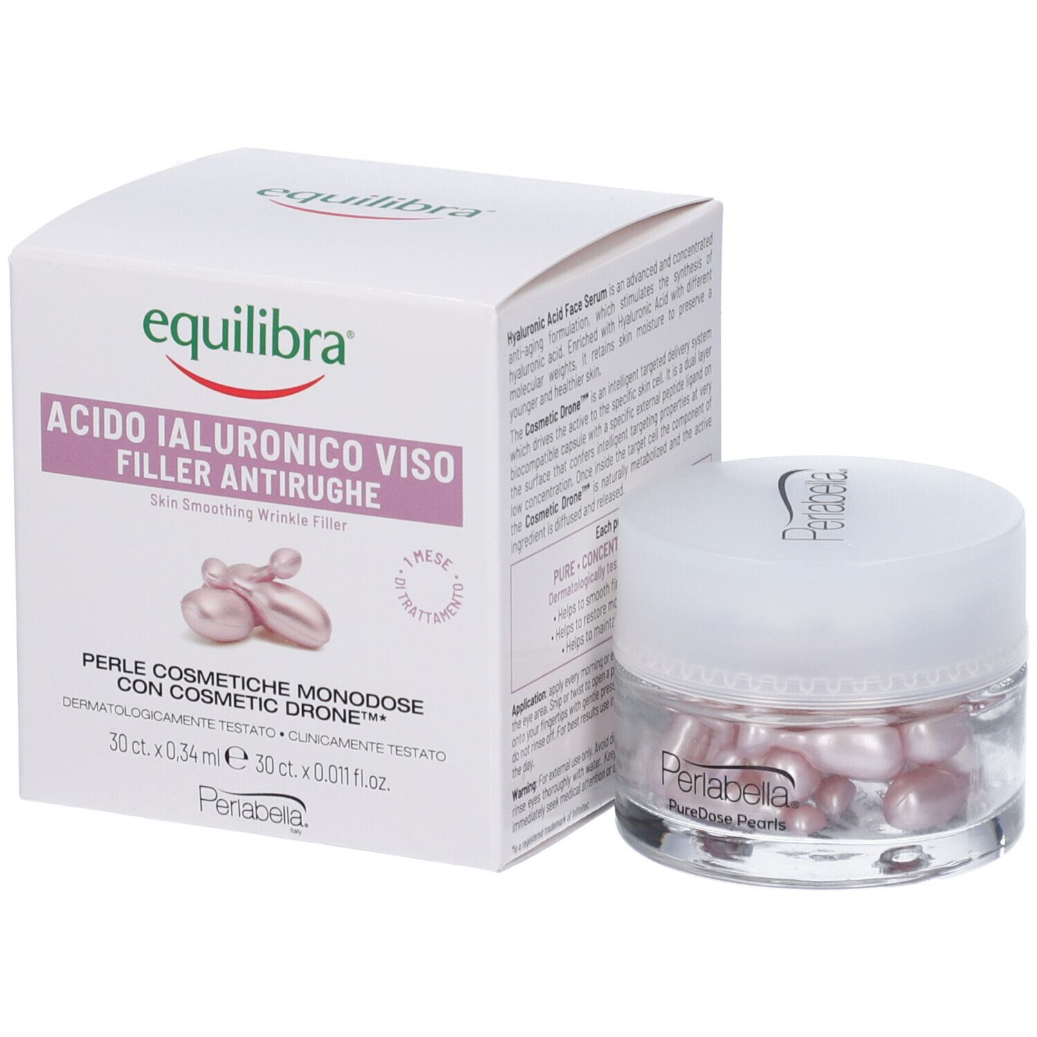 Equilibra Acido Ialuronico Viso Filler Antirughe Perle Monouso - risparmia il 10% con il codice: EQUILIBRA10