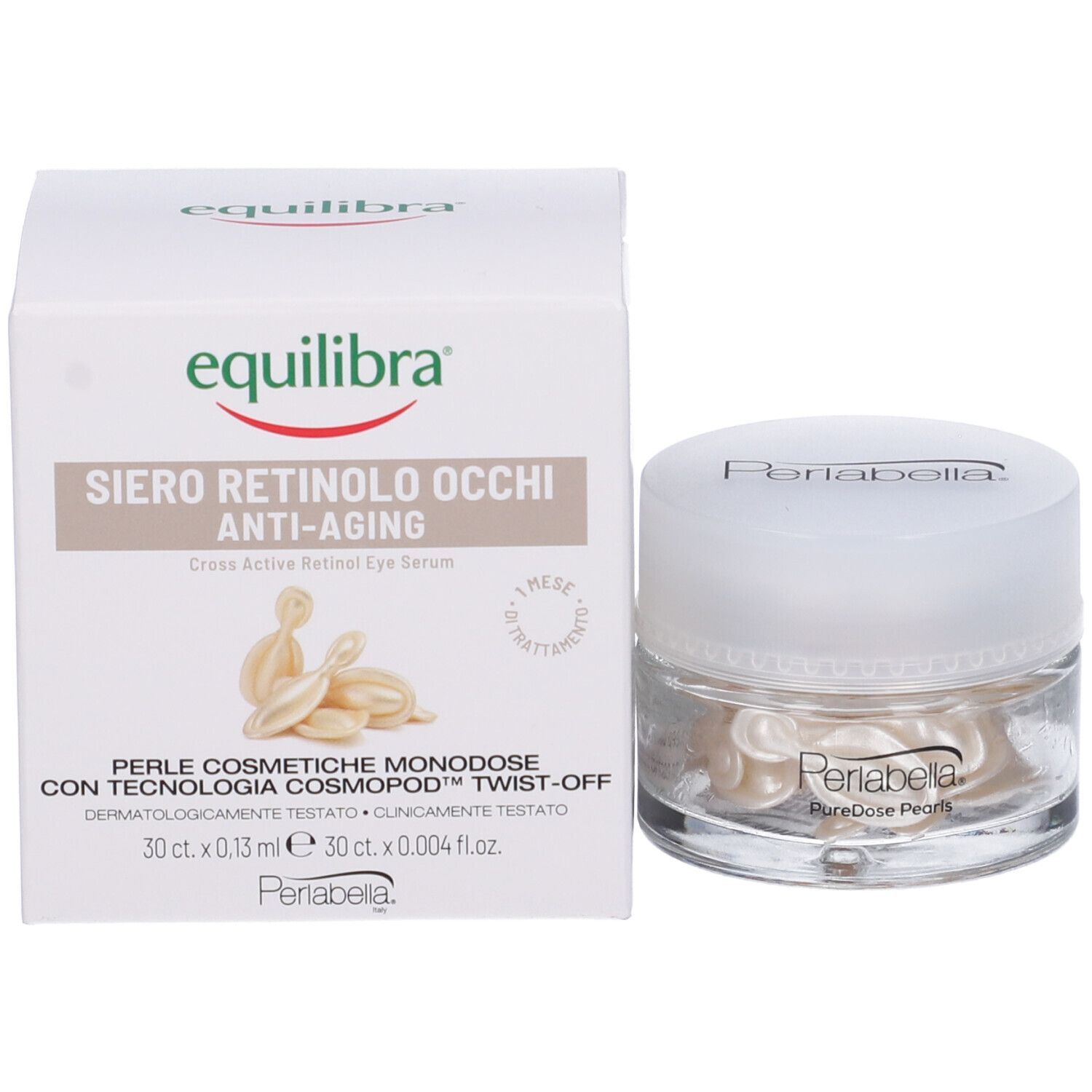 Equilibra Perlabella Siero Retinolo Occhi - risparmia il 10% con il codice: EQUILIBRA10