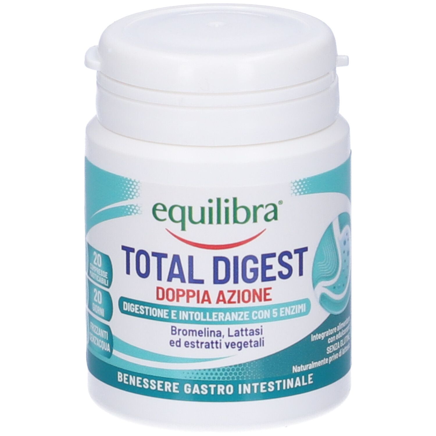 Equilibra Total Digest Compresse Masticabili - risparmia il 10% con il codice: EQUILIBRA10