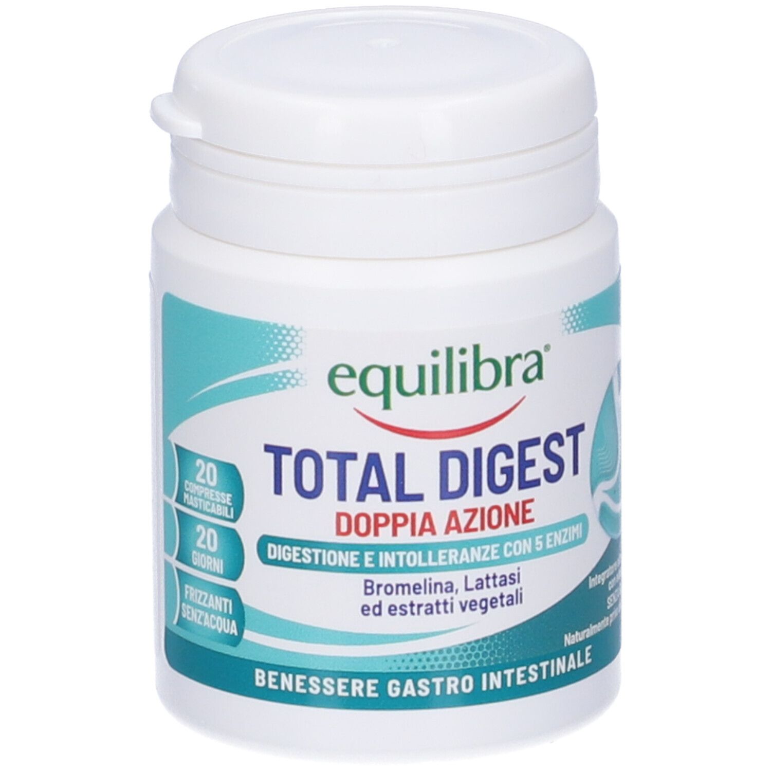 Equilibra Total Digest Compresse Masticabili - risparmia il 10% con il codice: EQUILIBRA10