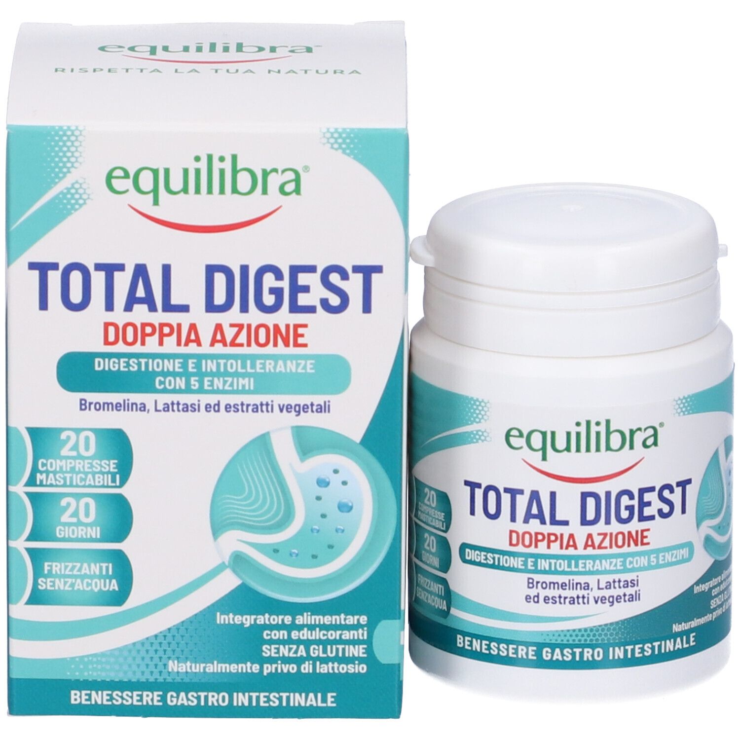Equilibra Total Digest Compresse Masticabili - risparmia il 10% con il codice: EQUILIBRA10