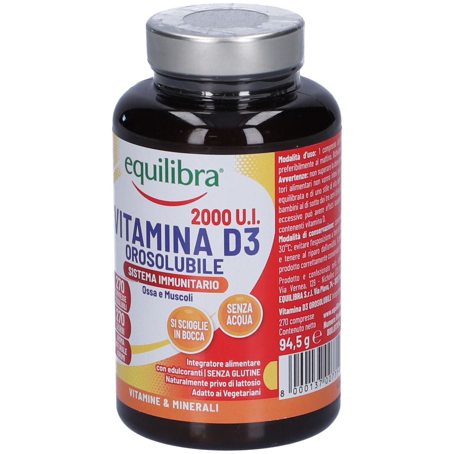 Equilibra Vitamina D3 Orosolubile