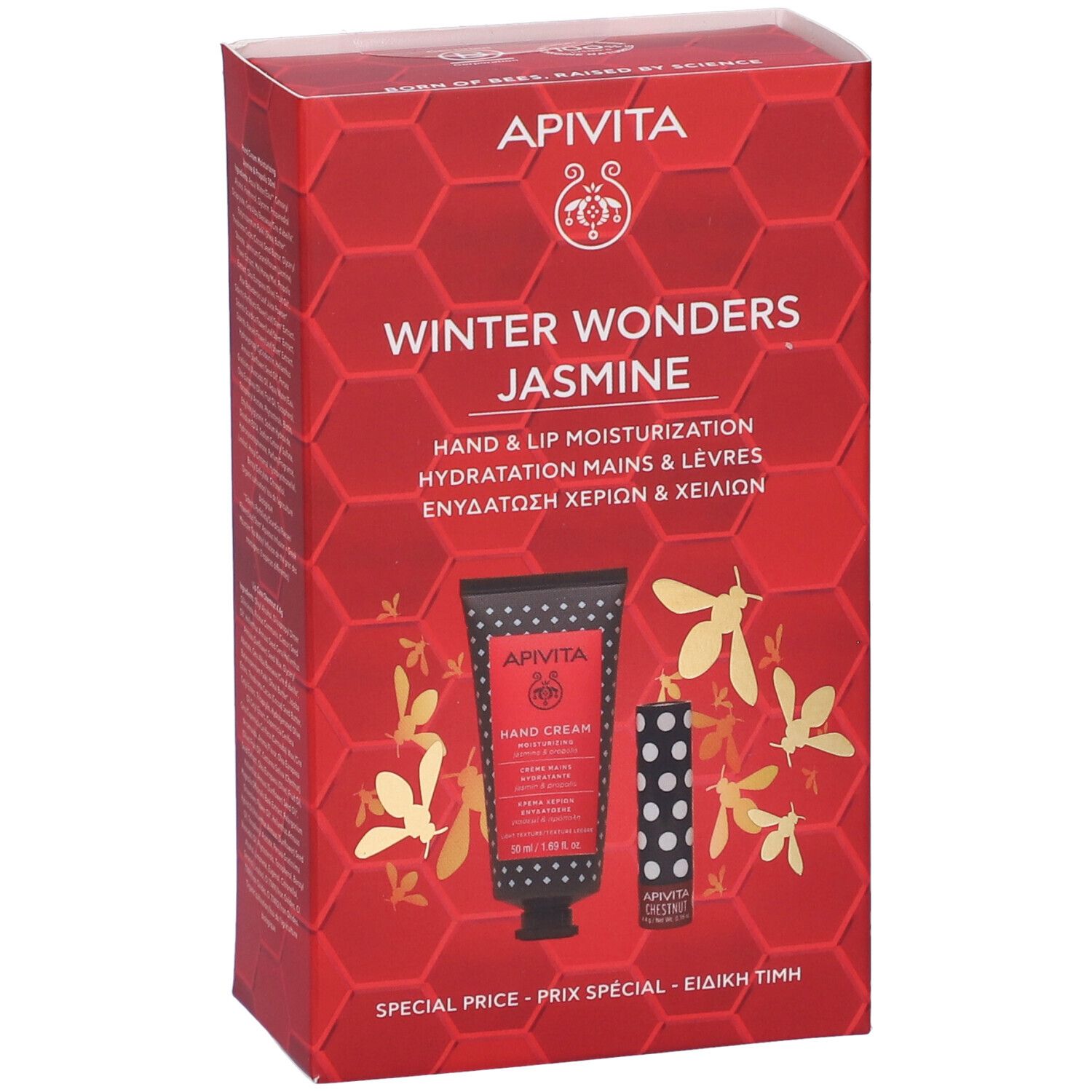 Apivita Promo Xmas Crema Mani Idratante + Balsamo Labbra