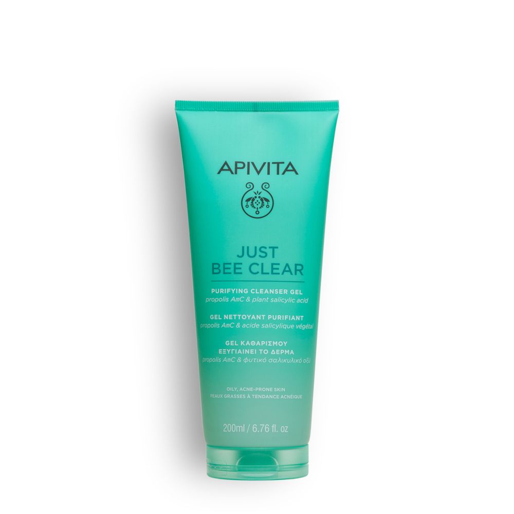 Apivita Just Bee Clear Gel Detergente Purificante Viso