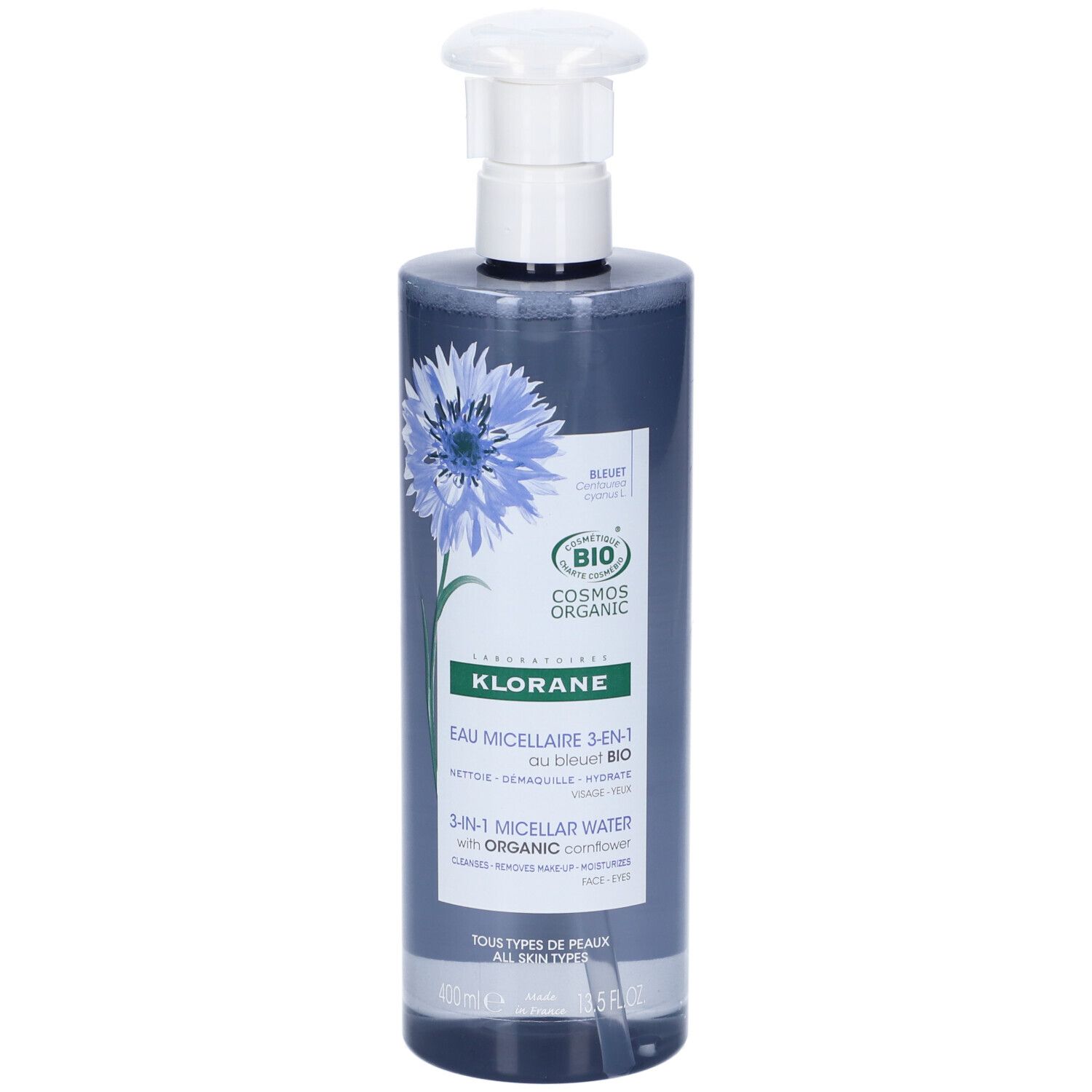 Klorane Acqua Micellare Struccante Al Fiordaliso Bio