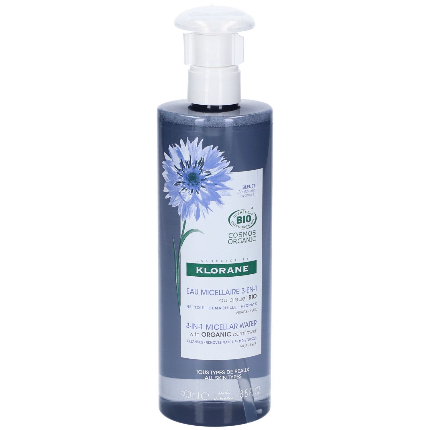 Klorane Acqua Micellare Struccante Al Fiordaliso Bio