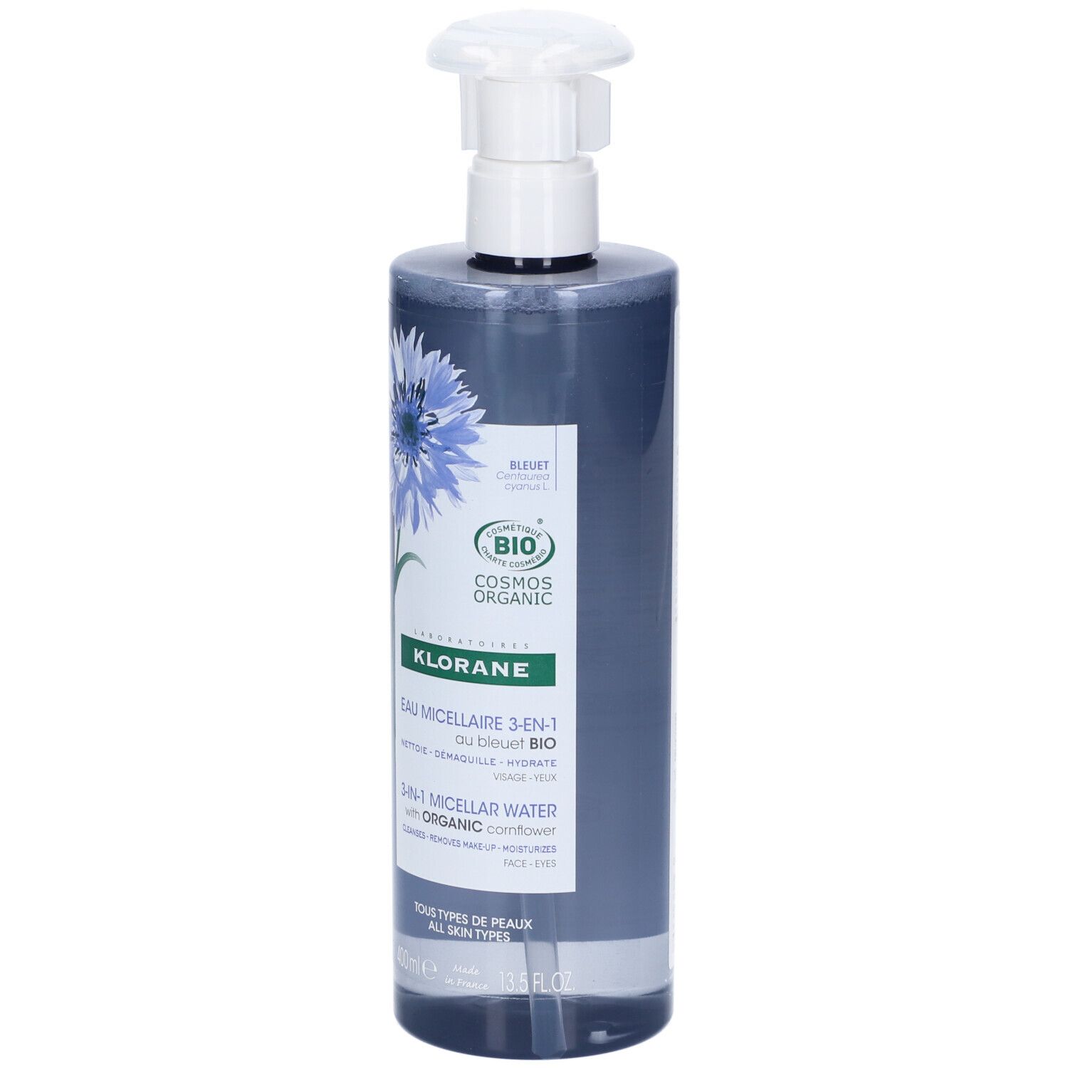 Klorane Acqua Micellare Struccante Al Fiordaliso Bio