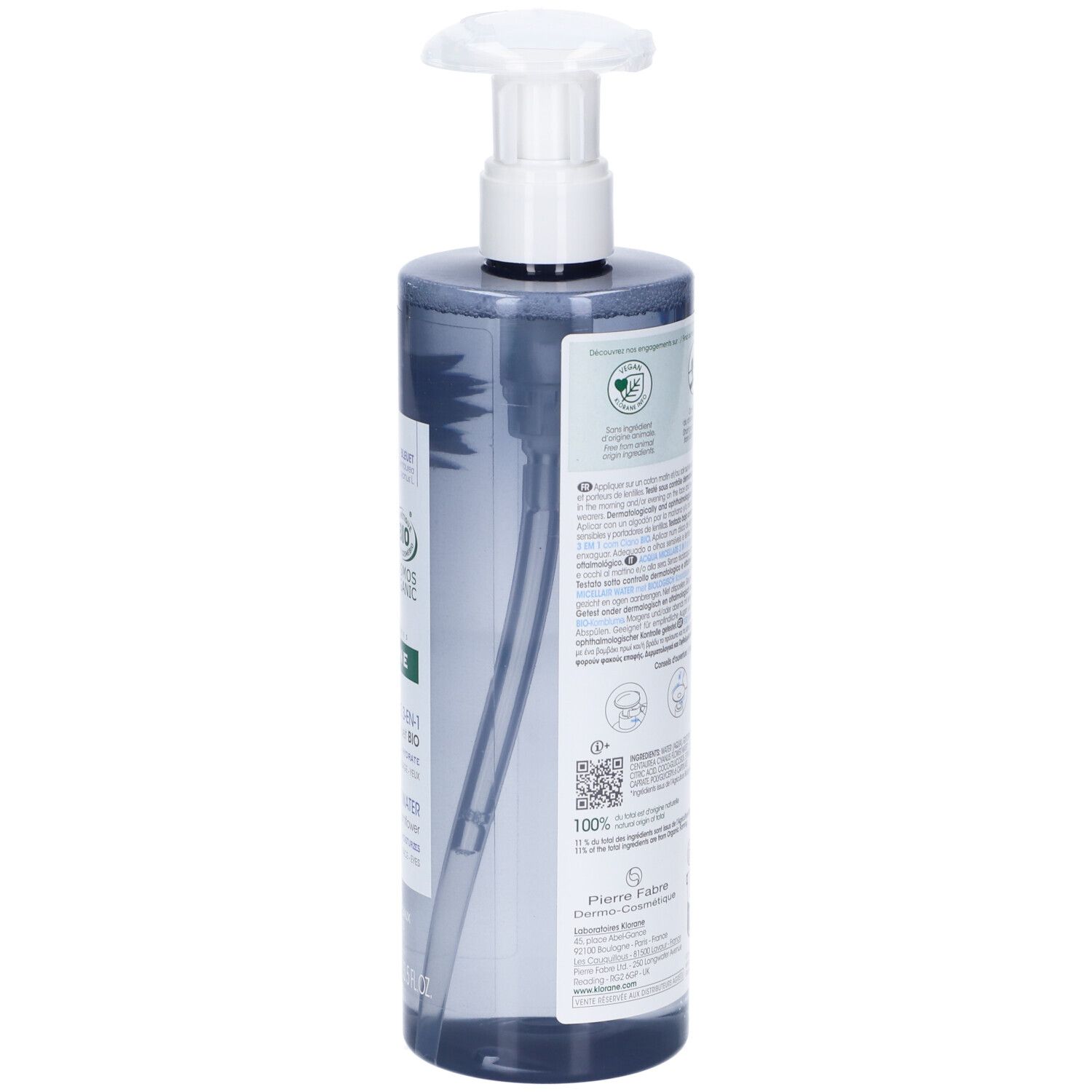 Klorane Acqua Micellare Struccante Al Fiordaliso Bio
