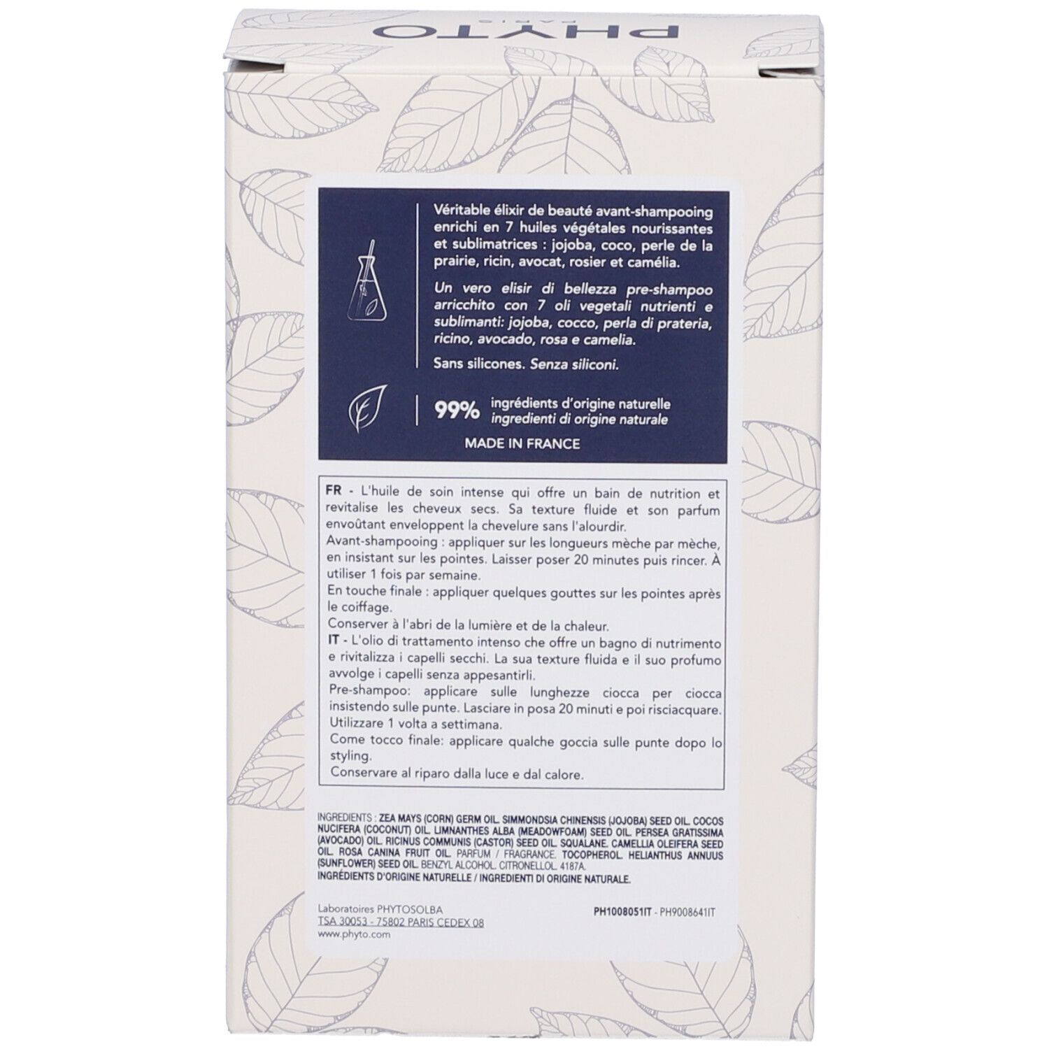 Phyto Nutrition Olio Nutriente Sublimante