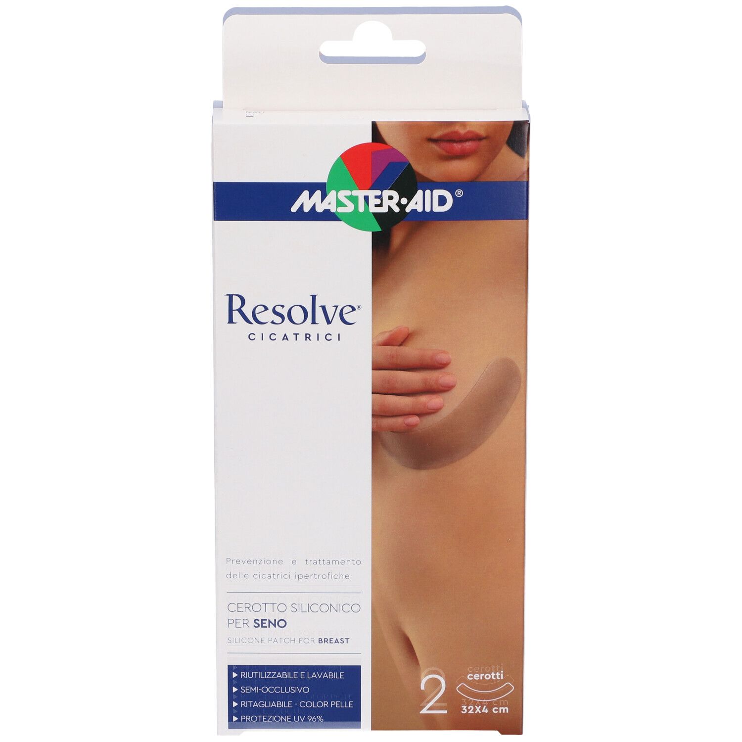 Resolve Cerotto Siliconico per Seno 32x4 cm